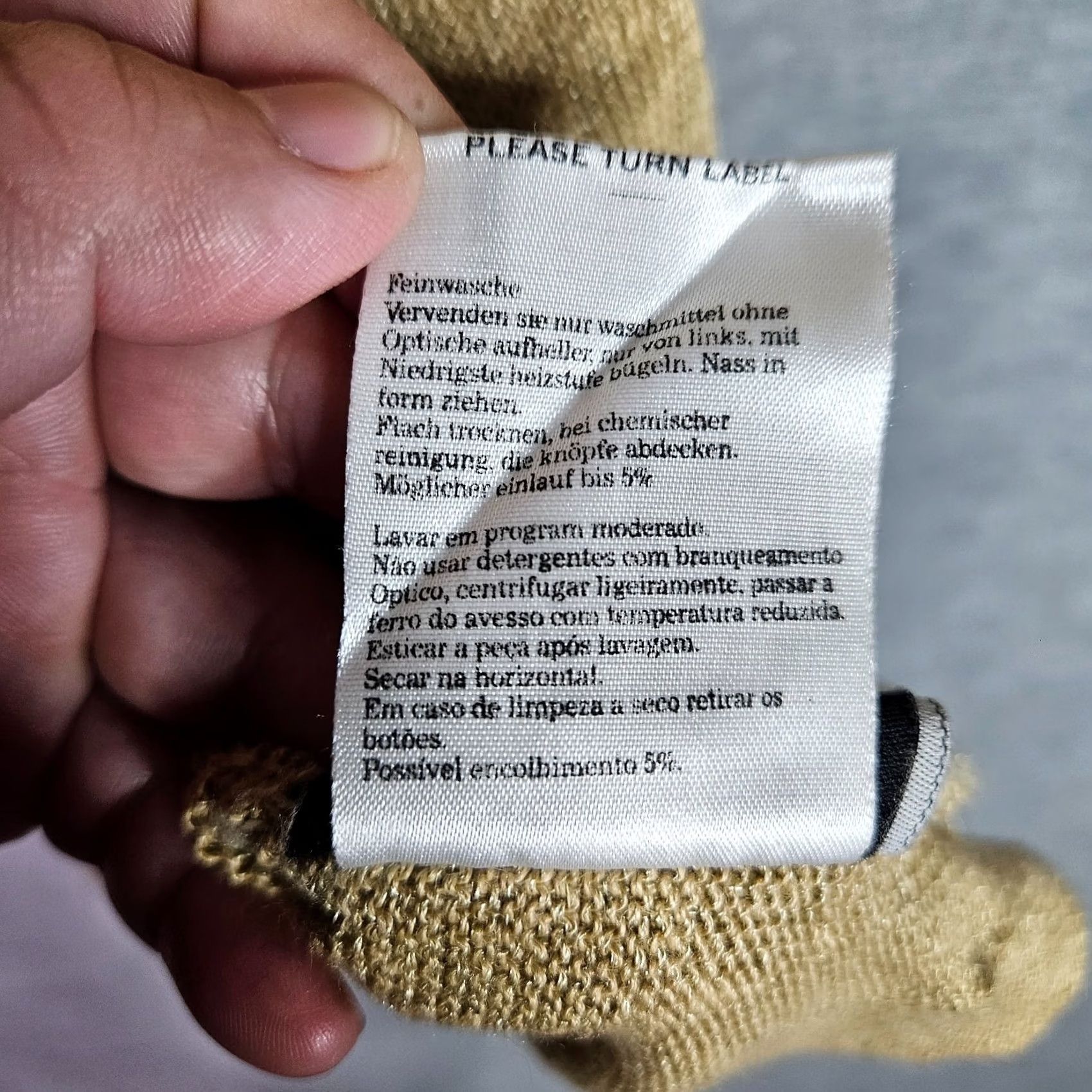Vintage Bitte Kai Rand Sweater Womens Knit Beige Textured Minimalist Designer Size M Size M / US 6-8 / IT 42-44 - 7 Thumbnail