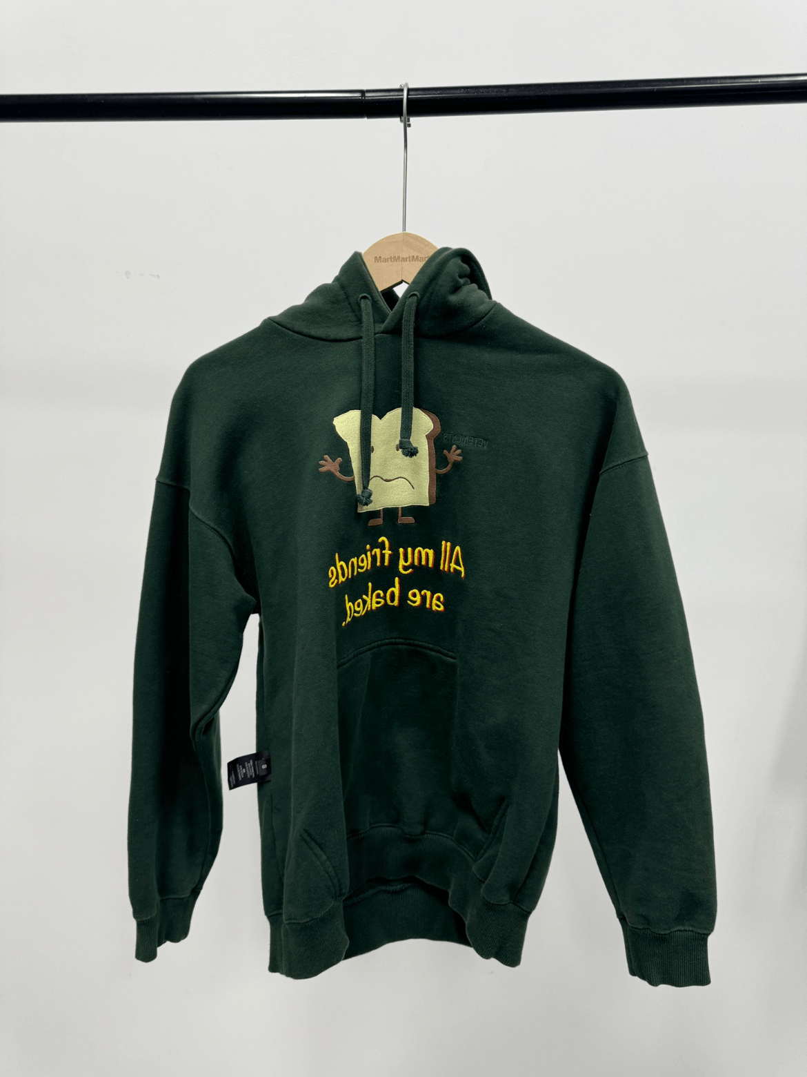 Vetements Vetements all my friends are baked Hoodie Grailed