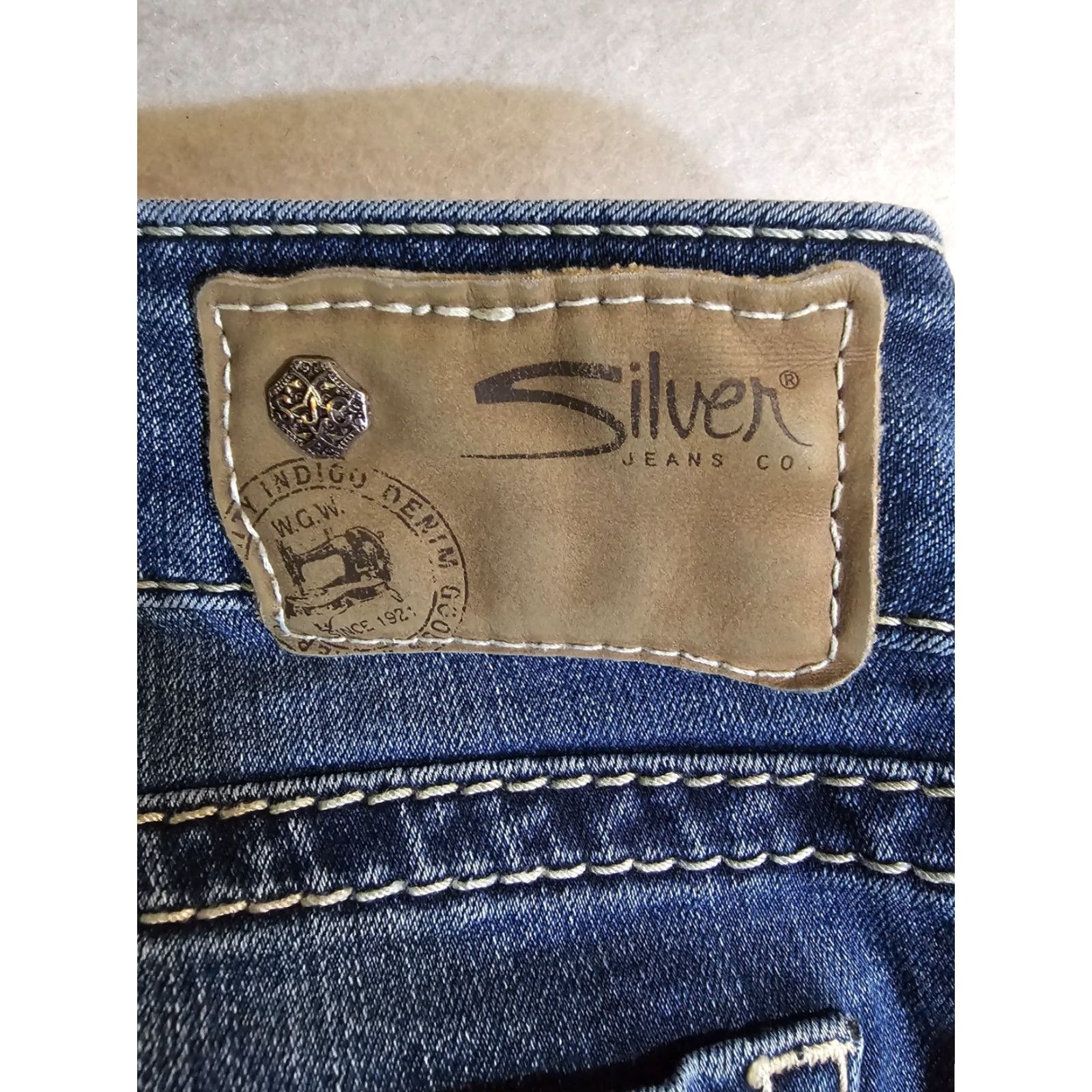 Silver Jeans Co. Silver Jeans Suki Mid Rise Slim Boot Cut Super Stretch Denim Women's Sz W29xL33 Size 29" - 5 Thumbnail