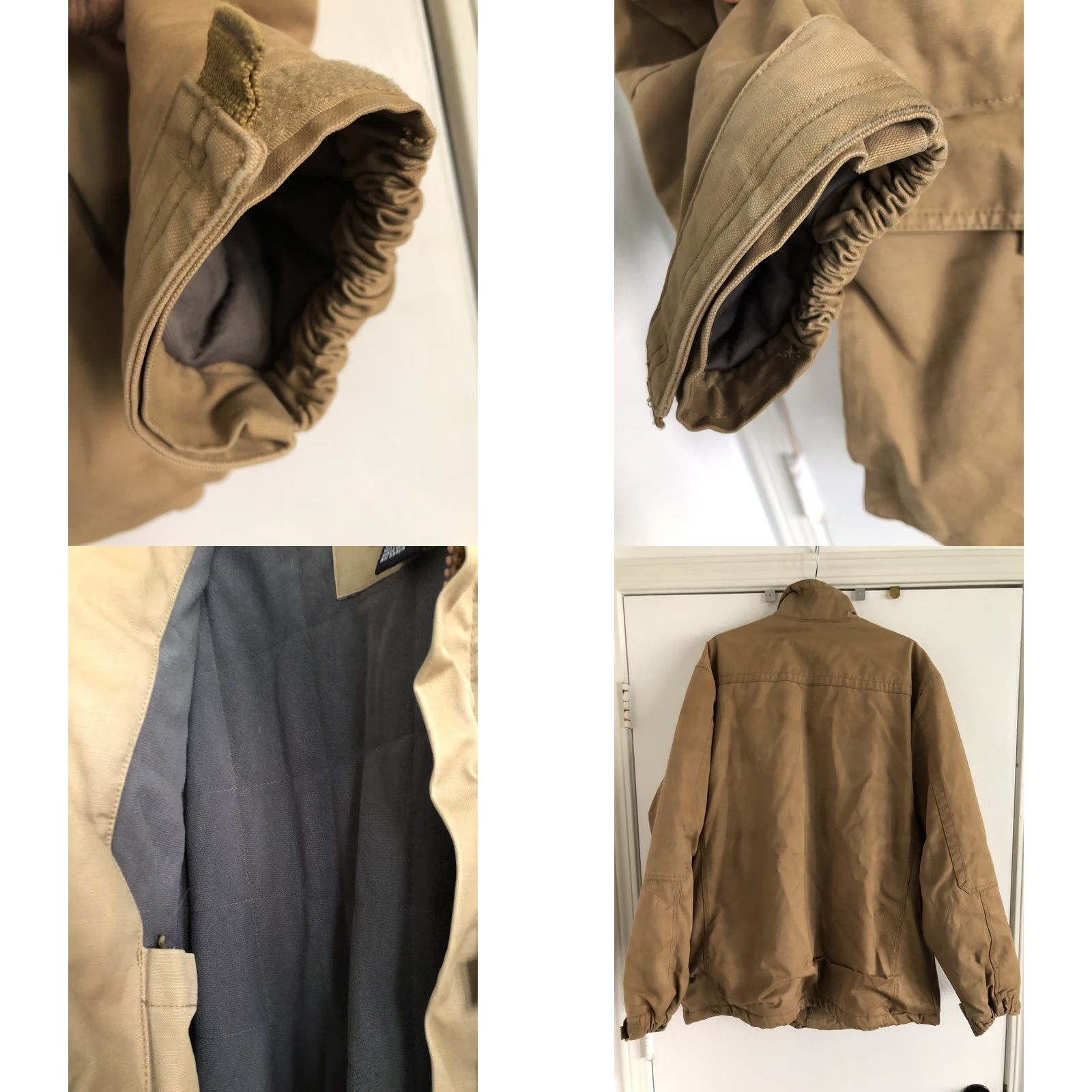 Aigle VINTAGE Aigle Khaki Men’s Coat Size XLarge Padded Military Heavy Winter Warm Jacket Tan Beige Size US XL / EU 56 / 4 - 9 Thumbnail