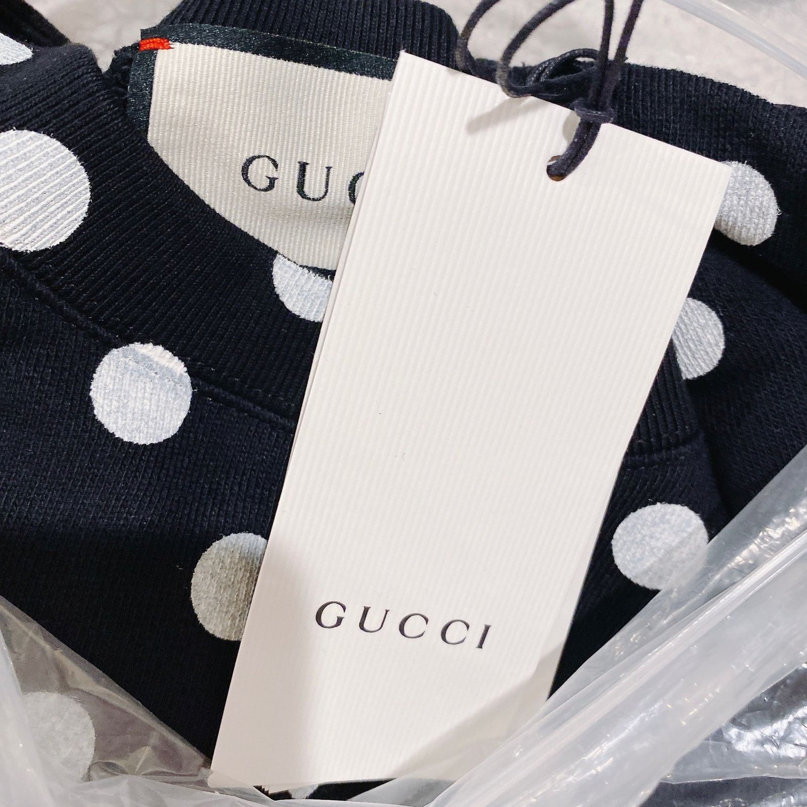 Gucci GUCCI logo printed polka dot sweatshirt Size M / US 6-8 / IT 42-44 - 6 Thumbnail