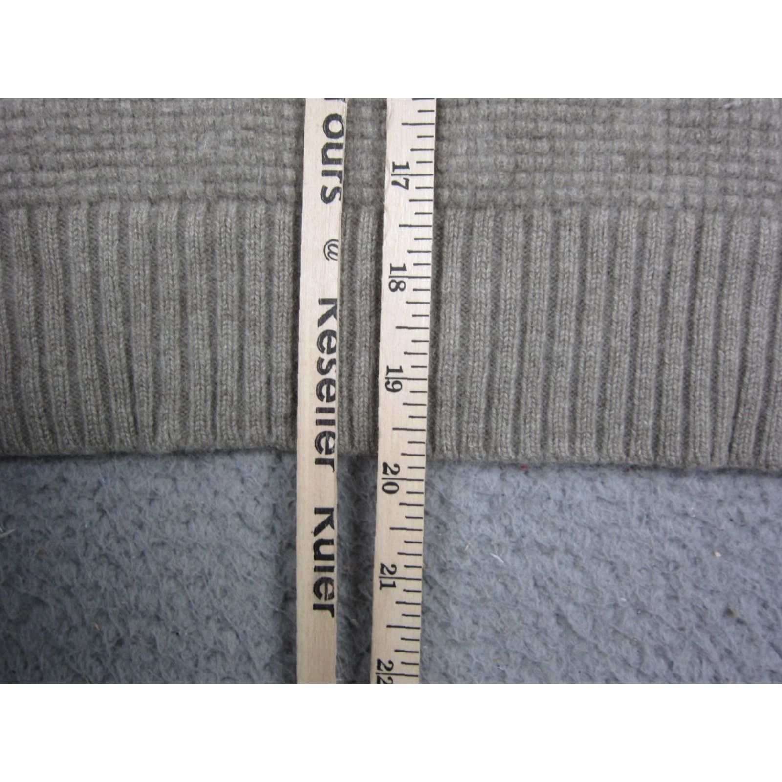 J.Crew J.CREW Sweater Womens M Green 100% Cashmere V-Neck Cropped 90s Vintage Cropped Pullover Shirt Women Size M / US 6-8 / IT 42-44 - 7 Thumbnail