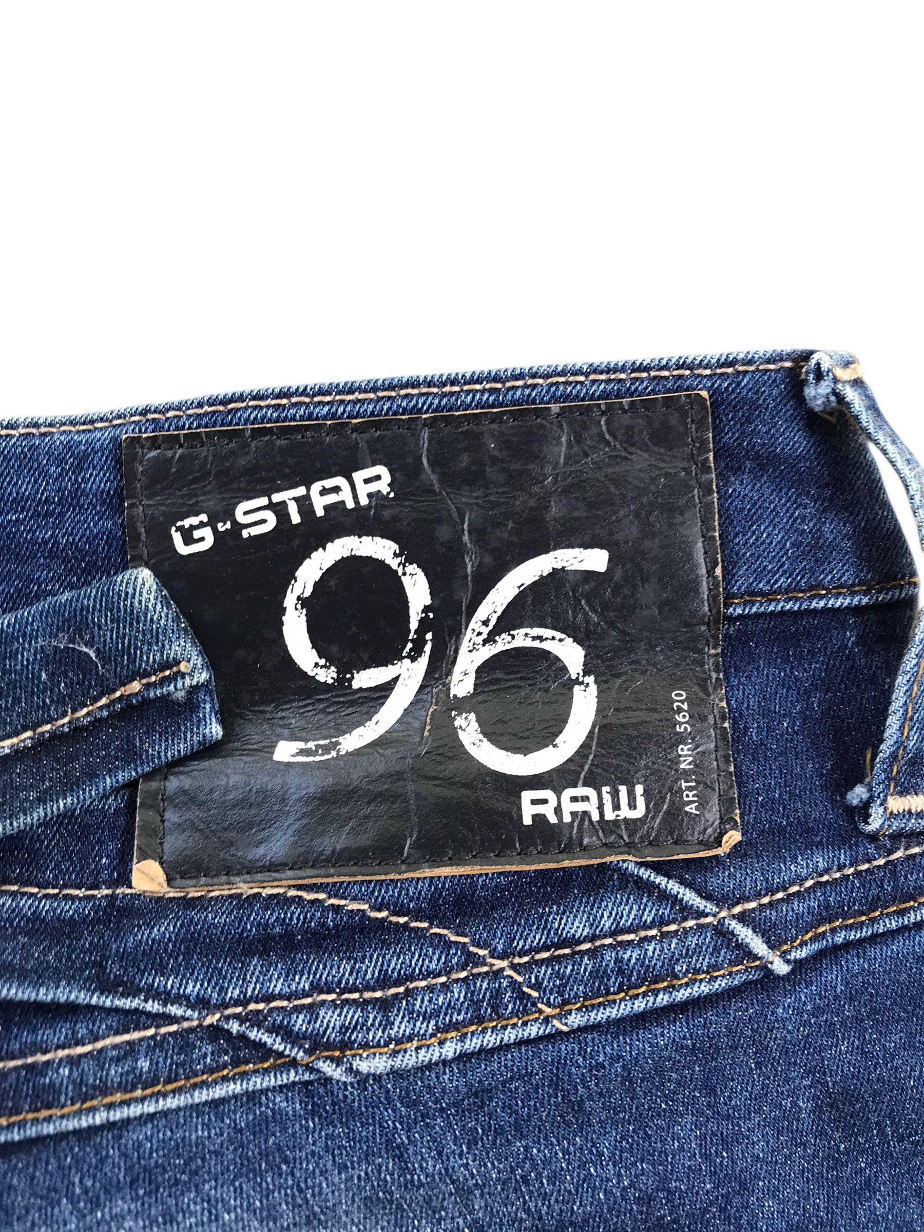 If Six Was Nine Heat G-star Distressed Denim-size 30-skinny fit Size US 30 / EU 46 - 6 Thumbnail