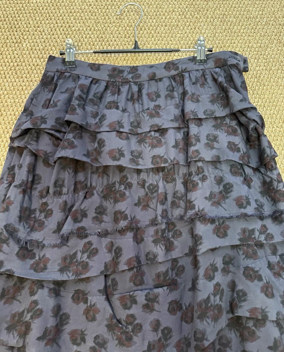 Comme des Garcons COMME des GARÇONS Navy Base Wine Layered Skirt K23 Size 25" / US 0 / IT 36 - 4 Thumbnail
