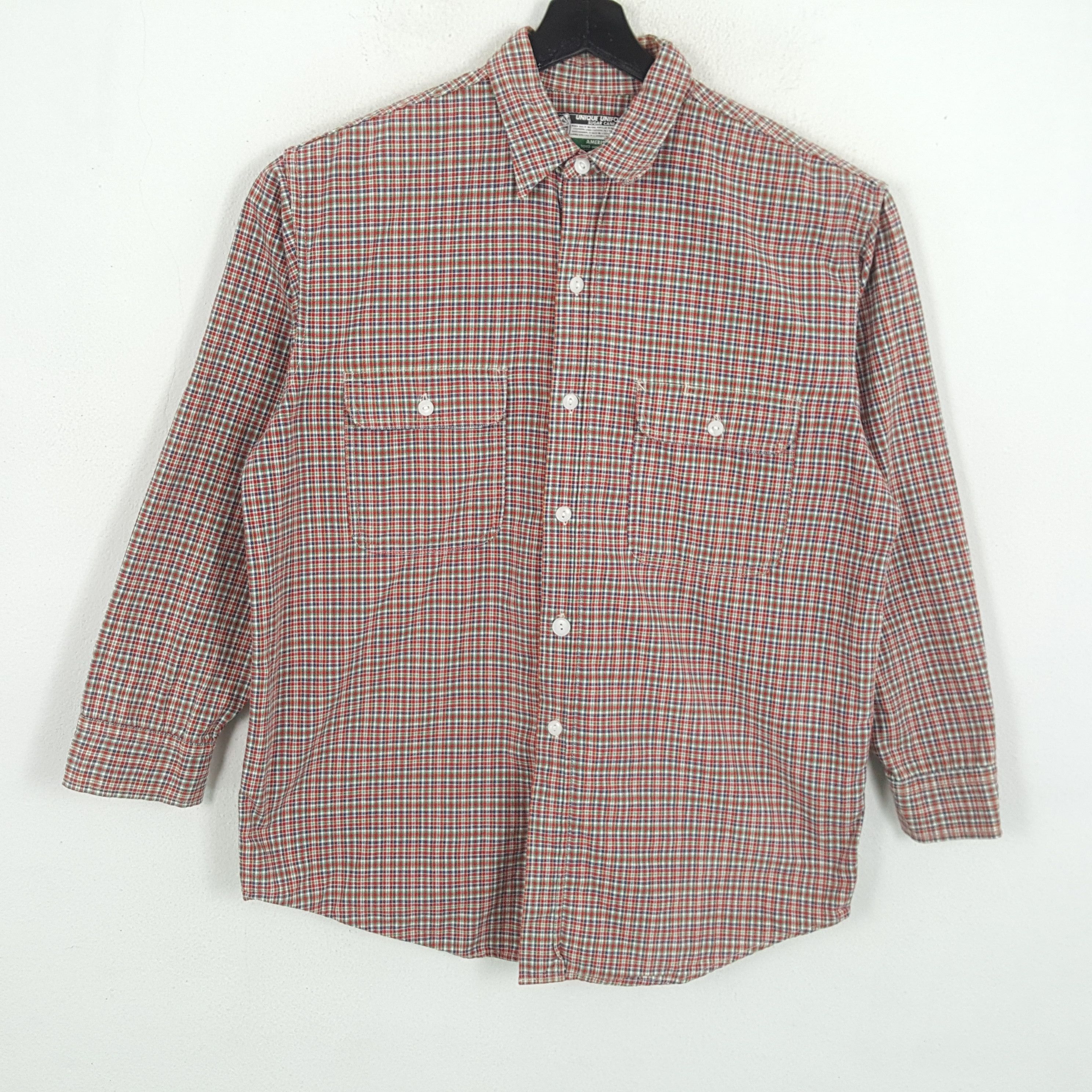 Japanese Brand × Sugar Cane × Vintage SUGAR CANE Japanese Brand Double Pocket Casual Shirt Size US L / EU 52-54 / 3 - 1 Thumbnail
