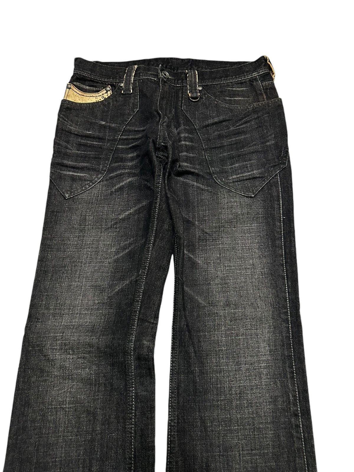 If Six Was Nine × Le Grande Bleu (L.G.B.) × Nicole Club Nicole Club For Men Rare Japanese Punk Style Denim 🎌☠️☠️ Size US 31 - 3 Thumbnail