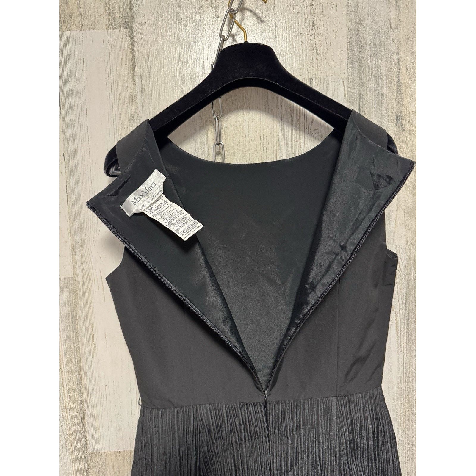 Max Mara Max Mara Dress Black Size 10 Made In Italy Size L / US 10 / IT 46 - 9 Thumbnail