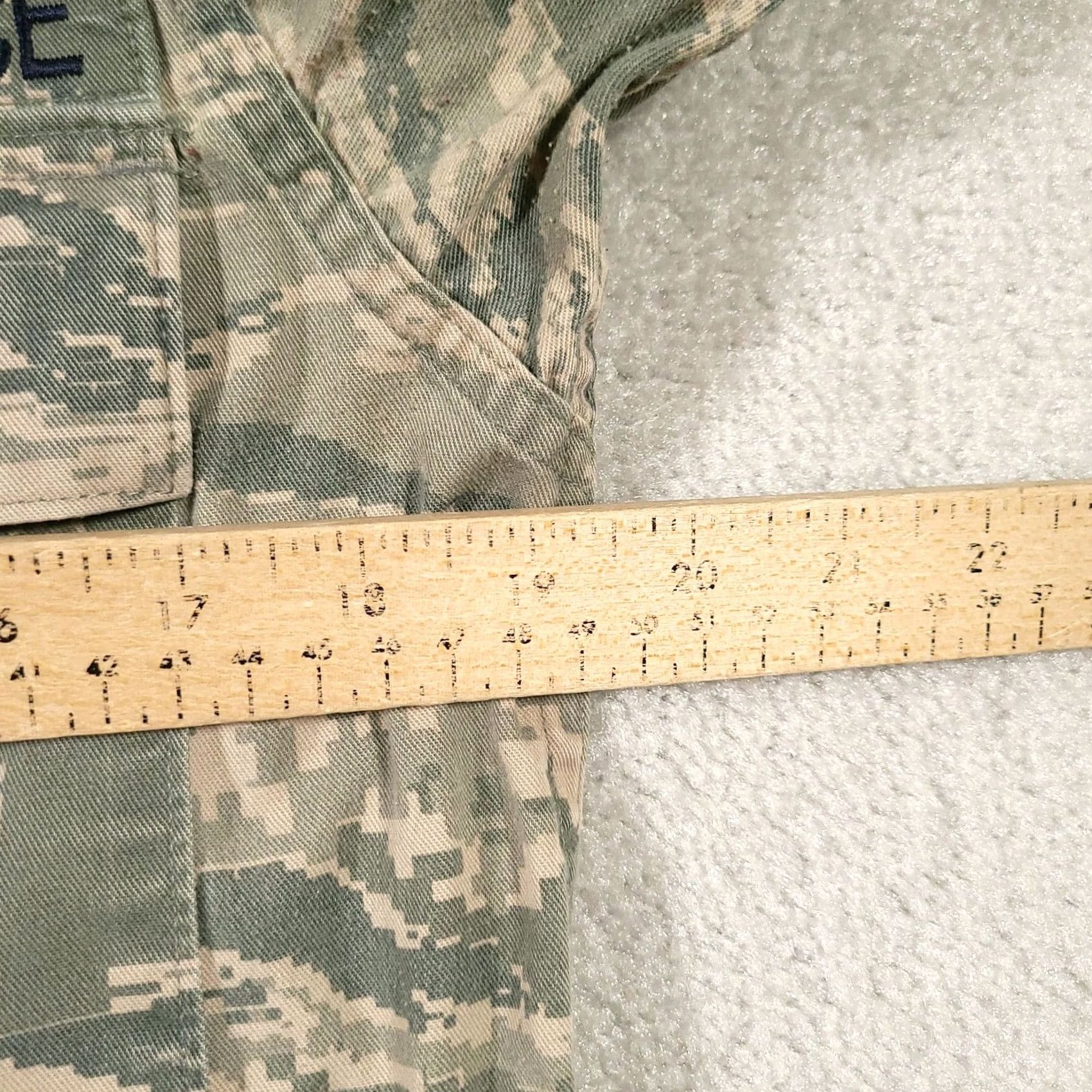 Vintage VINTAGE US Air Force Fatigues Shirt 6S Green Tiger Strip Camo Work Hunting Outdoor Mens Size US S / EU 44-46 / 1 - 4 Thumbnail