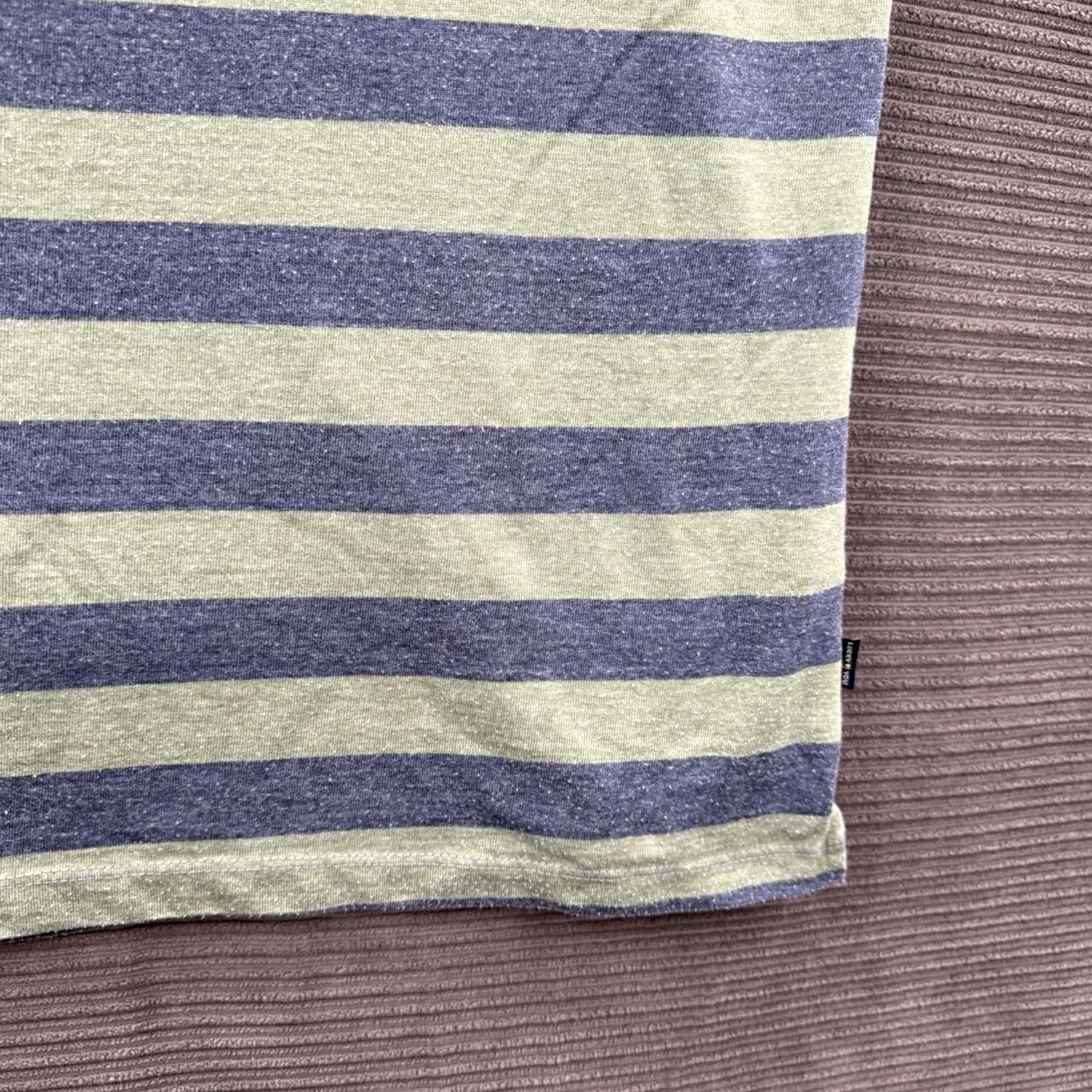 Lucky Brand Lucky Brand Polo Shirt Men 2XL Striped Golf Casual Breathable Cotton Polyester Shirt Length 30 in Multicolor Green White Black Navy Mens Size US XXL / EU 58 / 5 - 7 Thumbnail