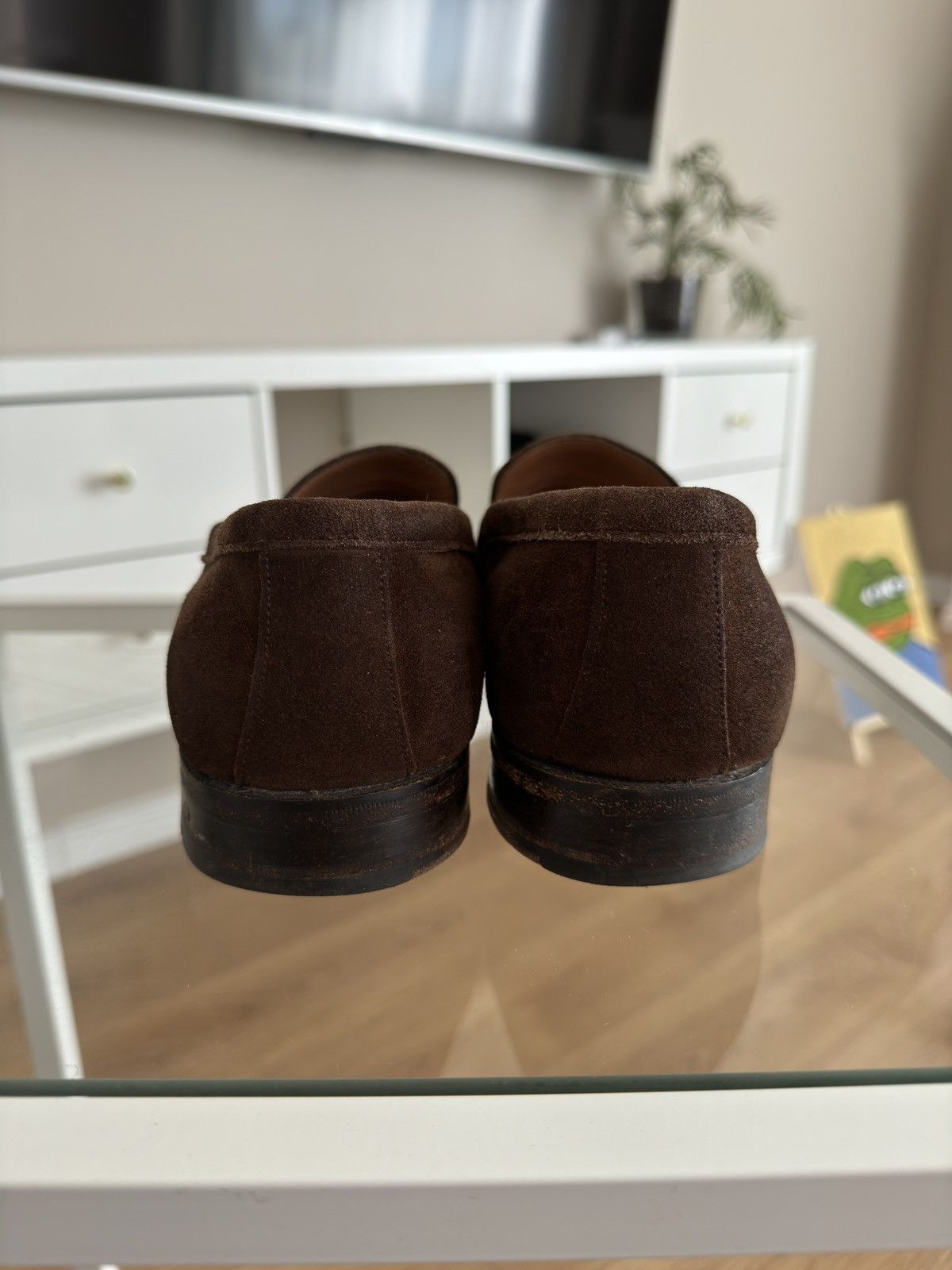 Cheaney Joseph Cheaney & Sons suede loafers Size US 9.5 / EU 42-43 - 4 Thumbnail