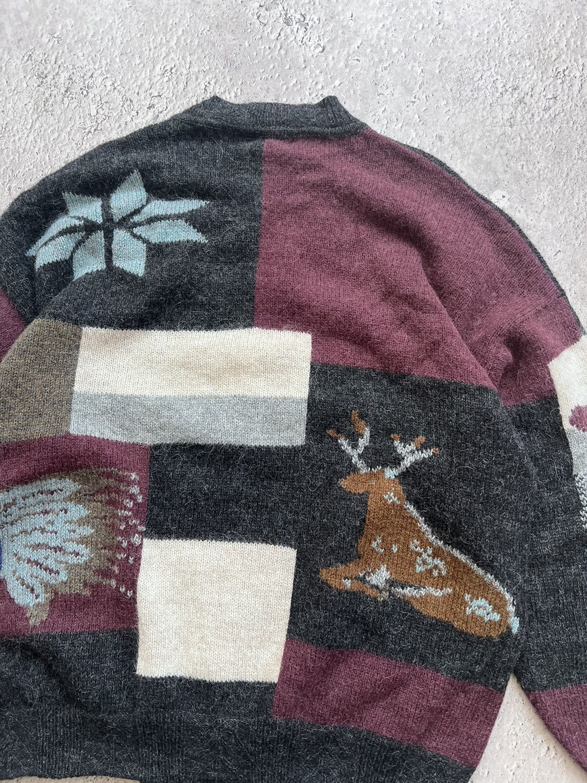 Carlo Colucci × Japanese Brand CARLO COLUCCI JAPANESE Y2K CRAZY 3d SWEATER Size US M / EU 48-50 / 2 - 12 Thumbnail