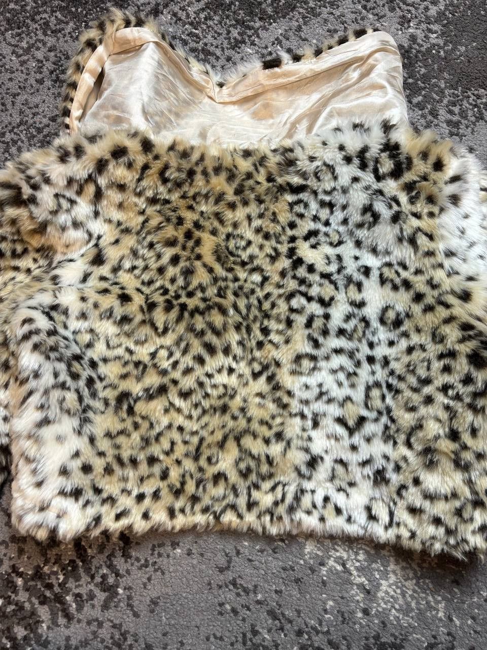 If Six Was Nine × Vintage Vintage Y2K Opium Fuzzy Fur Owens Style Leopard Skin Jacket Size US S / EU 44-46 / 1 - 8 Thumbnail