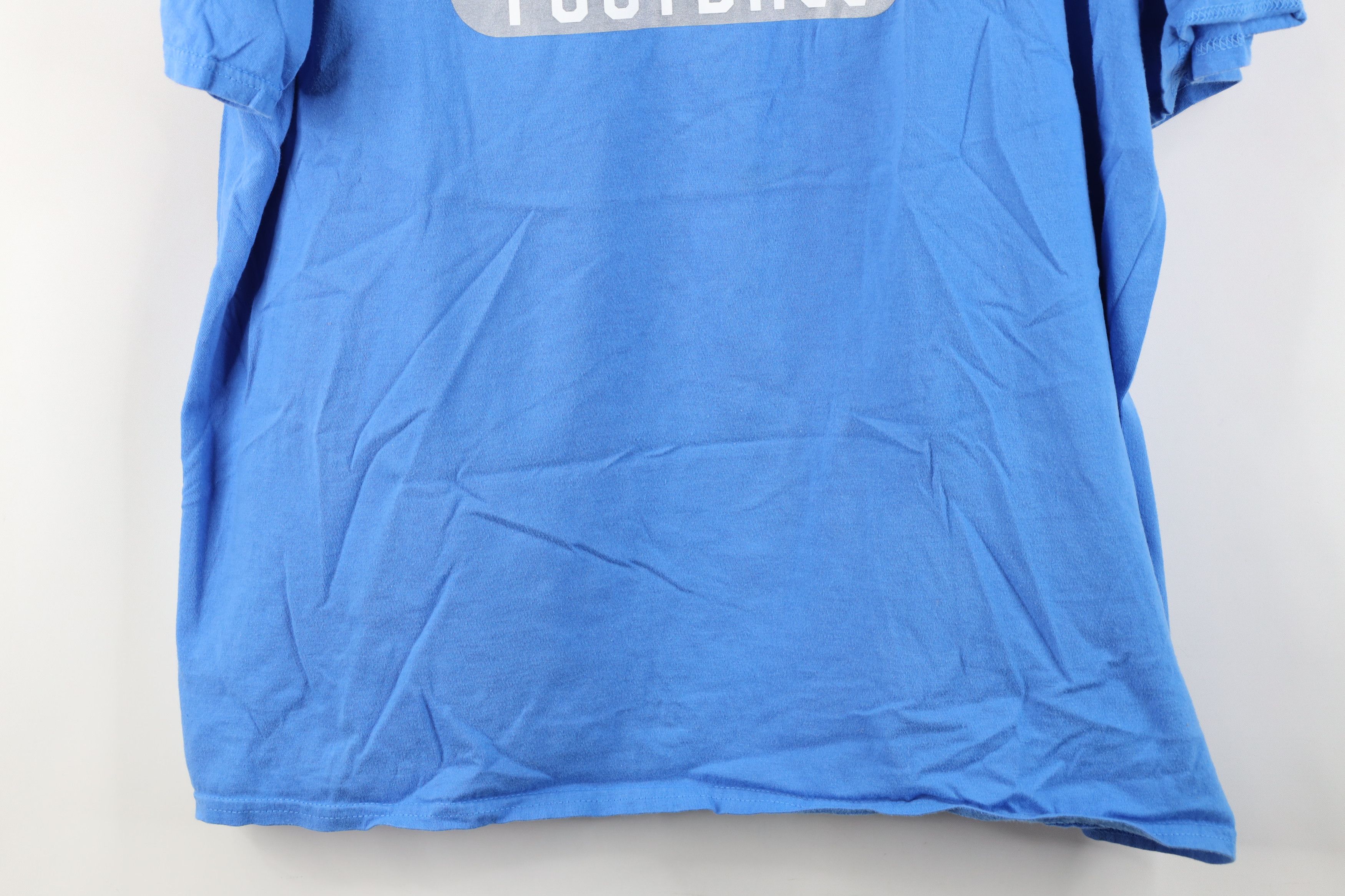 Vintage Vintage Y2K NFL Lions Football Short Sleeve T-Shirt Blue Size US XL / EU 56 / 4 - 3 Thumbnail
