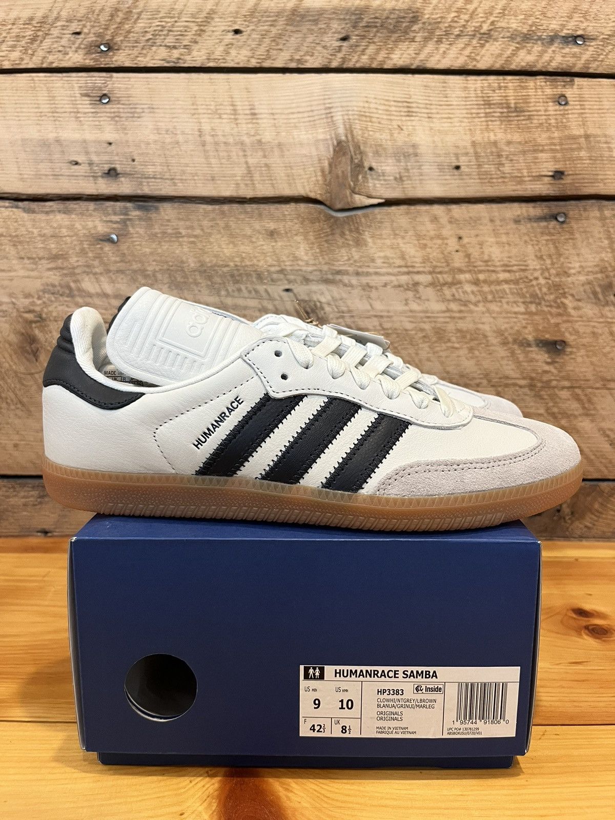 Adidas × Pharrell adidas x Pharrell Samba Human Race Cloud White HP3383 Size 9 Size US 9 / EU 42 - 1 Thumbnail