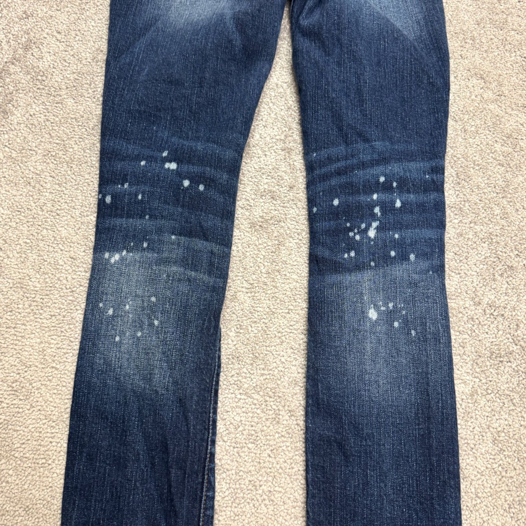 Vintage Rock Revival Womens Distressed Ankle Jeans 26x29 Blue Dark Wash Regular Fit Streetwear Size 26" / US 2 / IT 38 - 5 Thumbnail