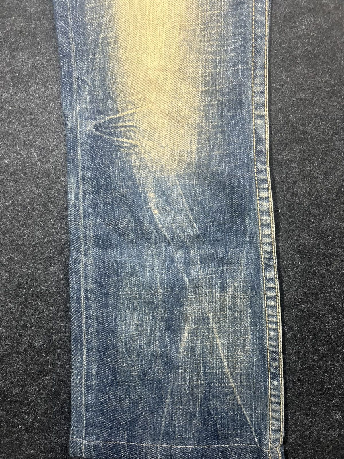In The Attic FADE 🔥 Lolita Concert Club Flare Honeycomb Whiskered Jeans Size US 32 / EU 48 - 8 Thumbnail