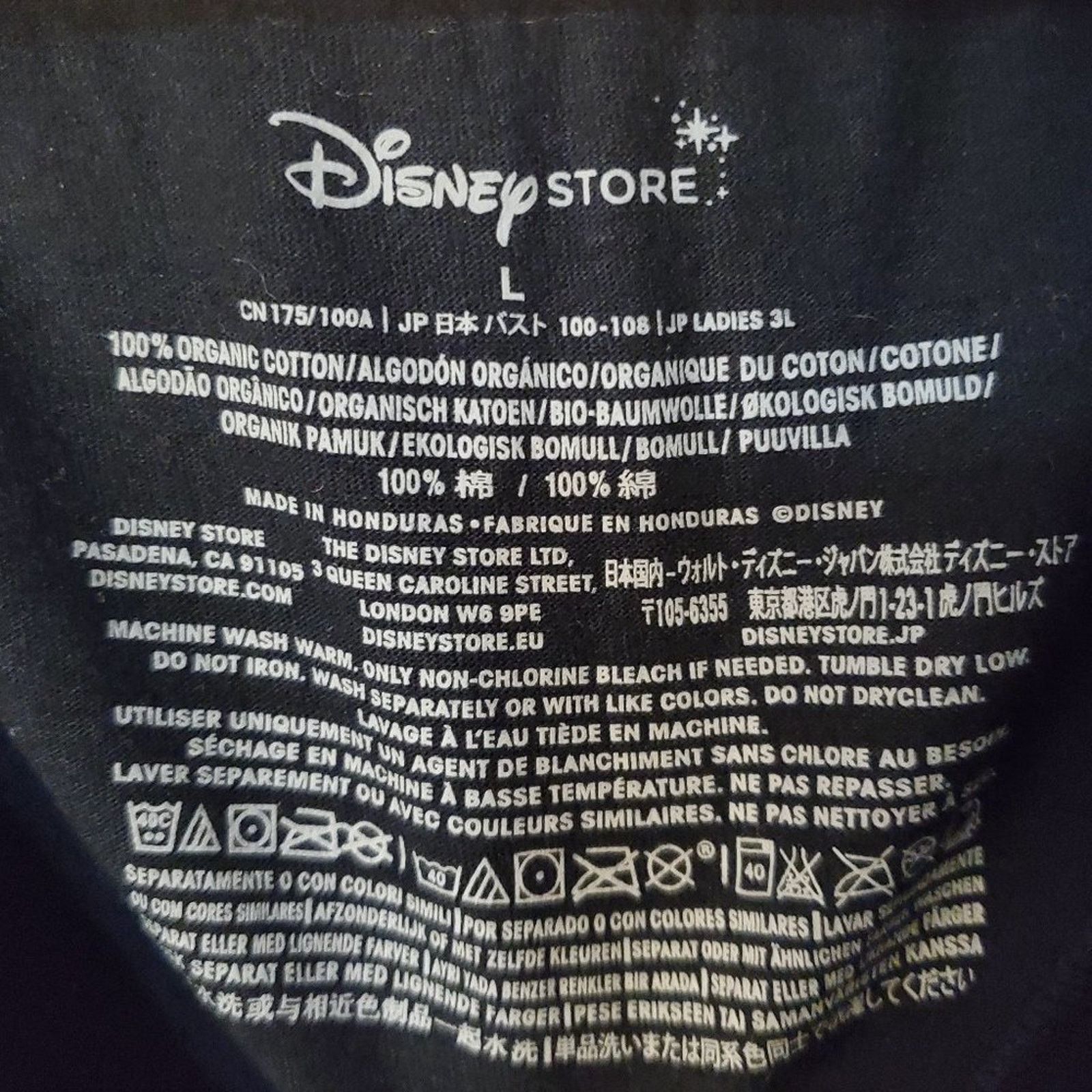 Disney Disney Store Black Mickey Mouse Swoop Neck T-Shirt Size L / US 10 / IT 46 - 4 Thumbnail