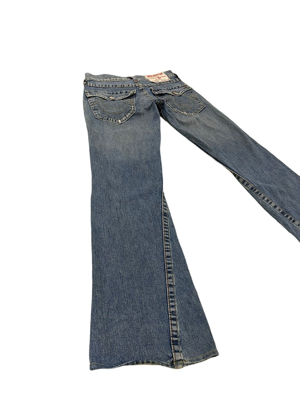 Japanese Brand Flare Jeans True Religion USA Distress Boot Cut 8🟦2 Size US 30 / EU 46 - 12 Thumbnail