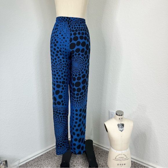 Bottega Veneta Bottega Veneta Resort 2016 Dotted Swirl Silk Spiral Trousers Size 27" / US 4 / IT 40 - 7 Thumbnail