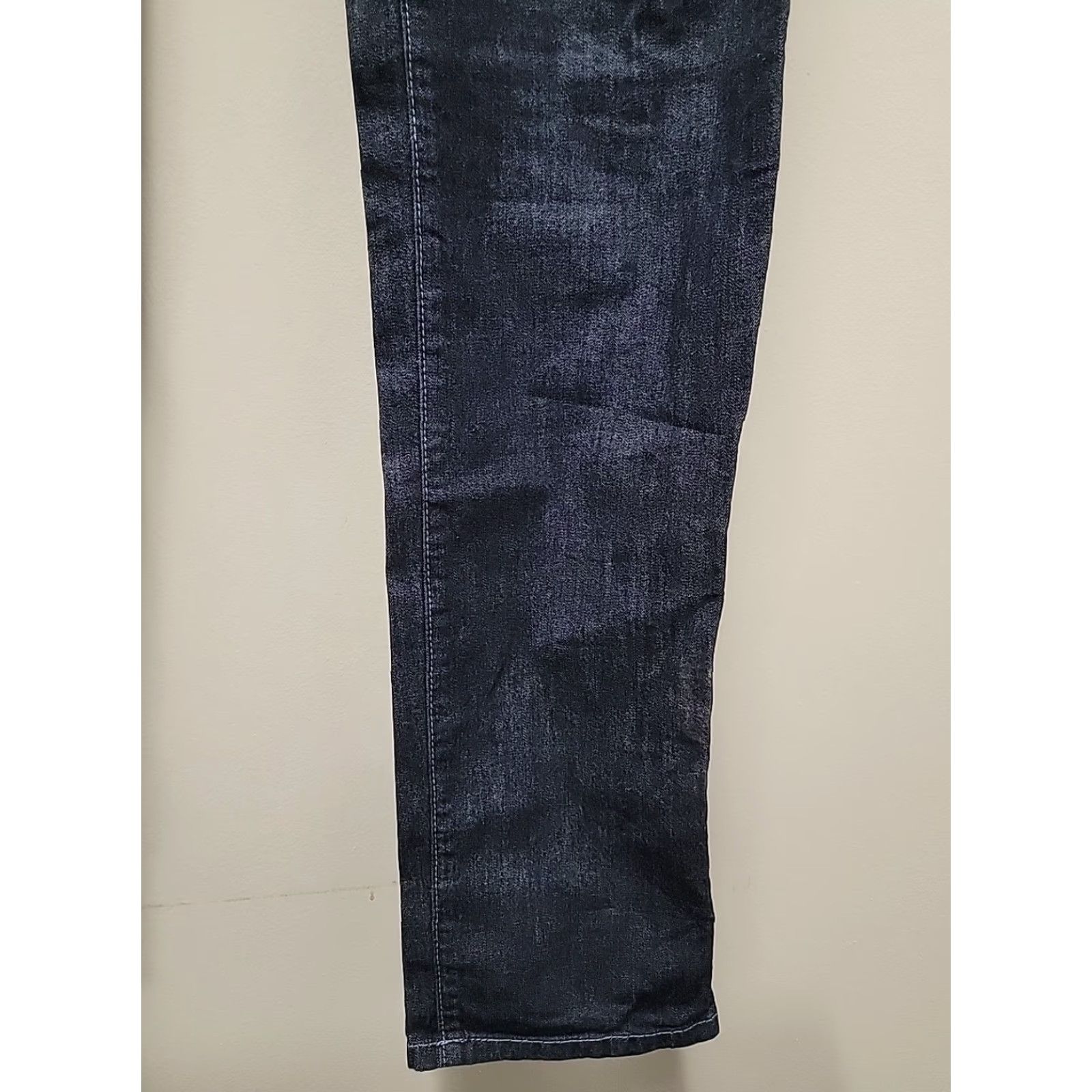 Armani Armani Collezioni Jeans Mens 31 Dark Blue Stretch Denim 5-Pocket Zip Inseam 36 Classic Regular Mens Size US 31 - 7 Thumbnail