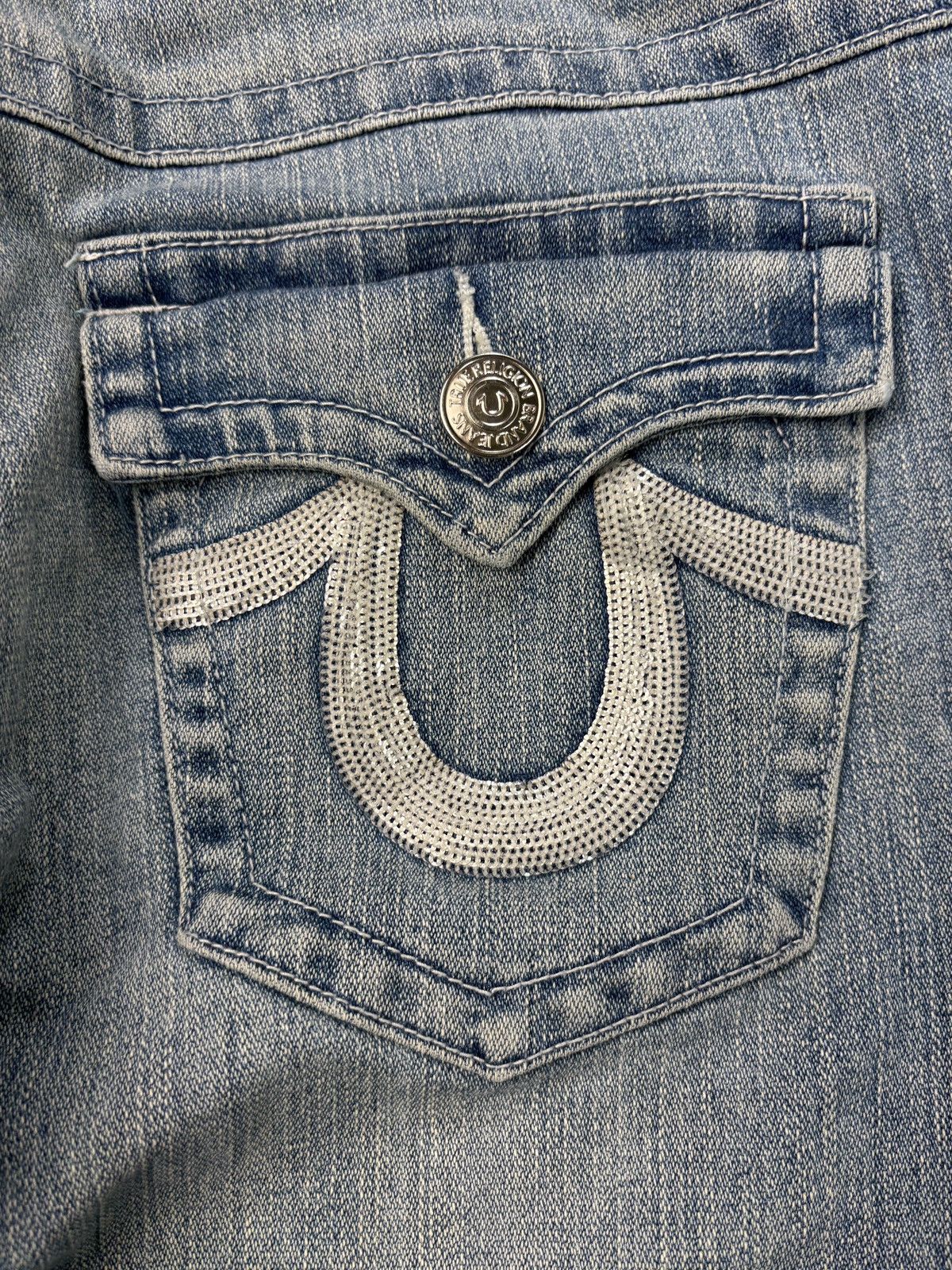 True Religion 2009 True Religion Jeans Sequin Sparkle 10572AX Denim Pants Size 29" - 2 Thumbnail