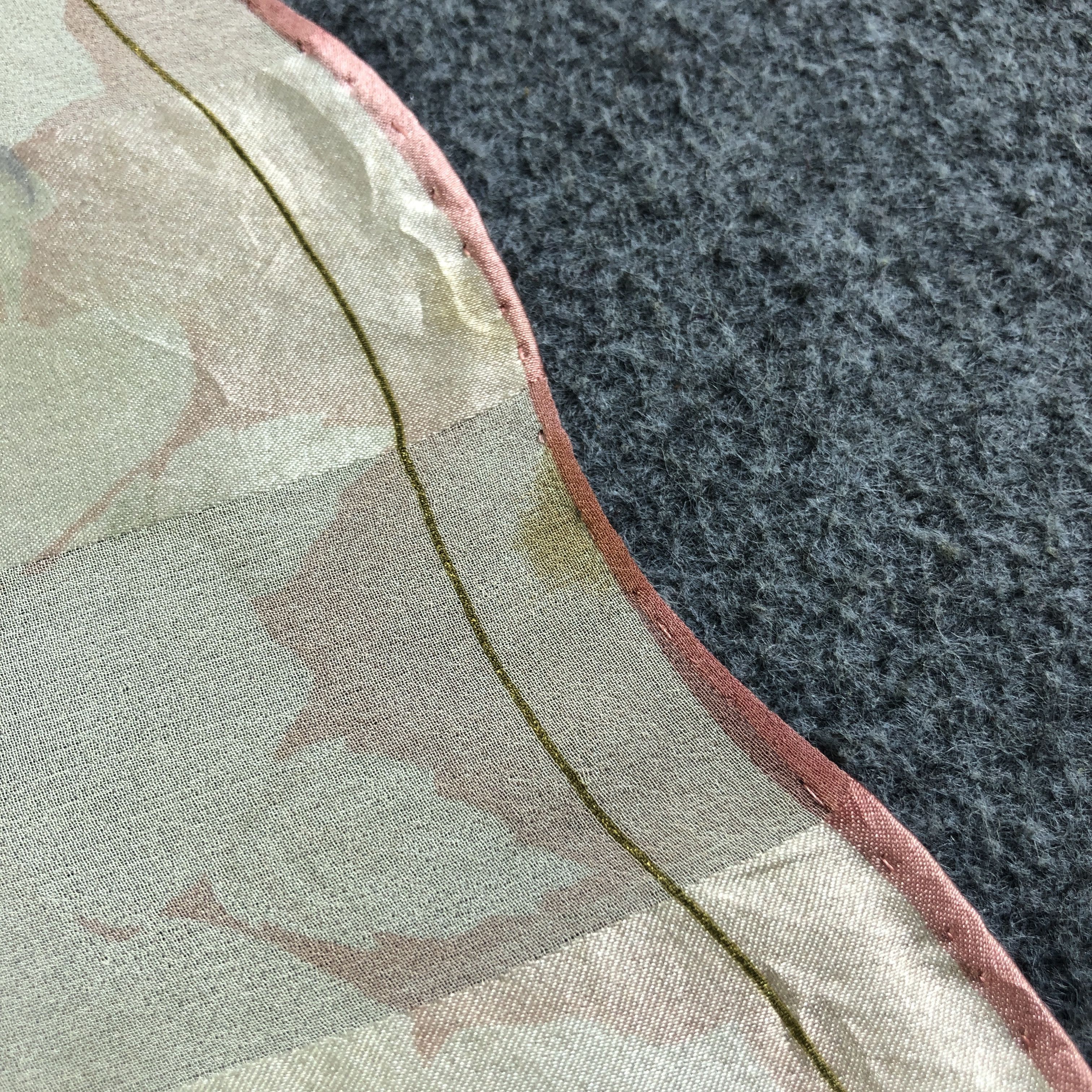 Japanese Brand Jun Ashida Floral Hand Rolled Silk Scarf M1004 Size ONE SIZE - 11 Thumbnail