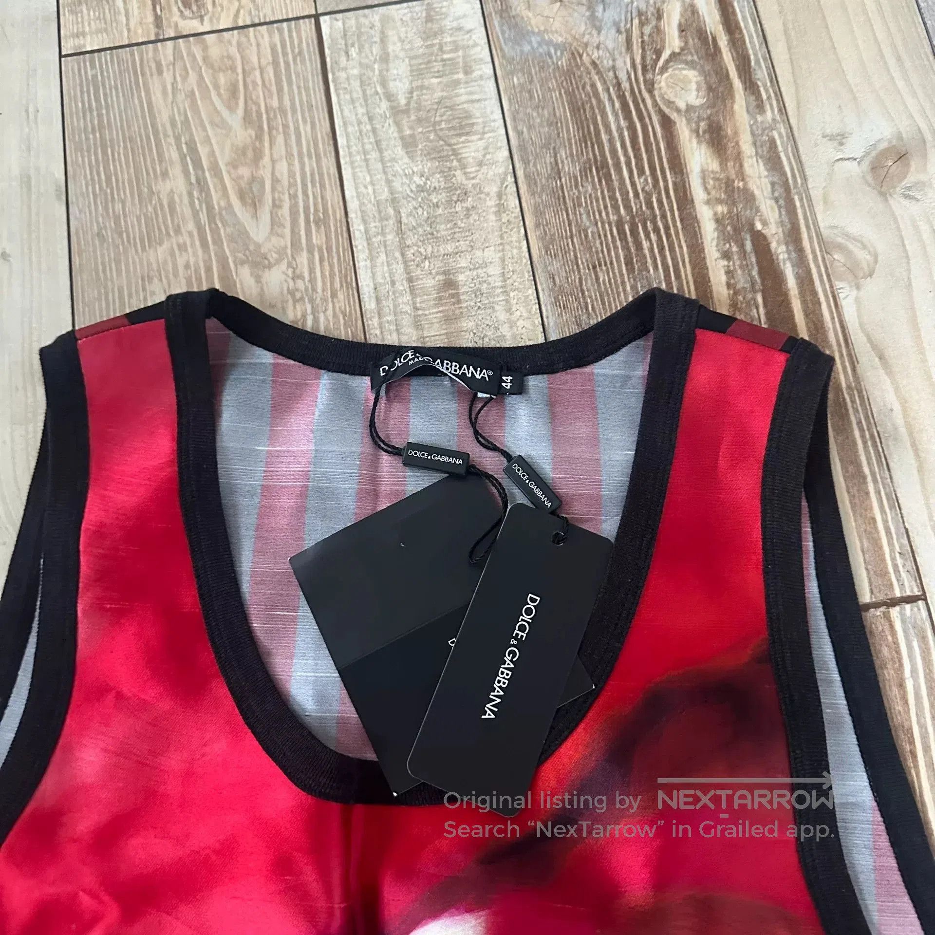 Dolce & Gabbana D&G Bull Oil Painting Print Tank Top. Size US S / EU 44-46 / 1 - 3 Thumbnail