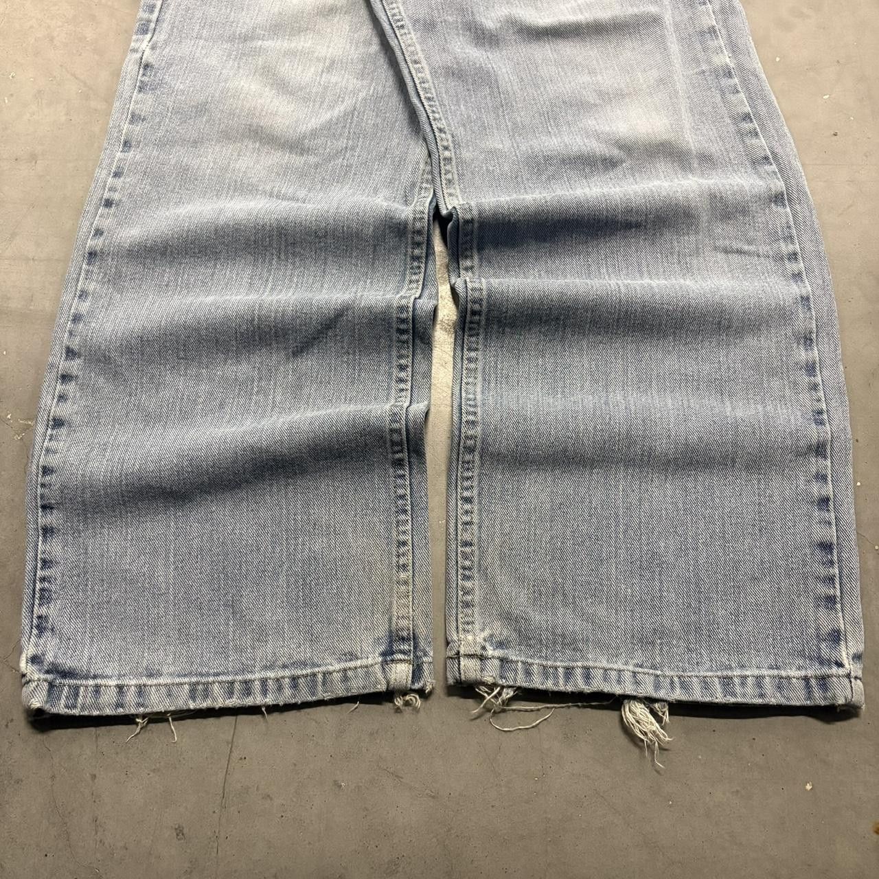 Izod Crazy Vintage Y2K/2000s Super Baggy Izod Light Blue Wash Denim Jeans! Size US 36 / EU 52 - 3 Thumbnail