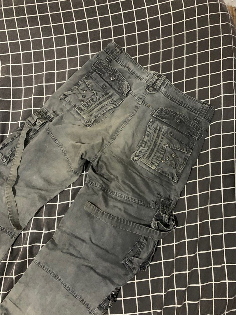 20471120 × Beauty Beast × Hysteric Glamour Japanese bondage cargo acid wash beautiful design Size US 32 / EU 48 - 4 Thumbnail