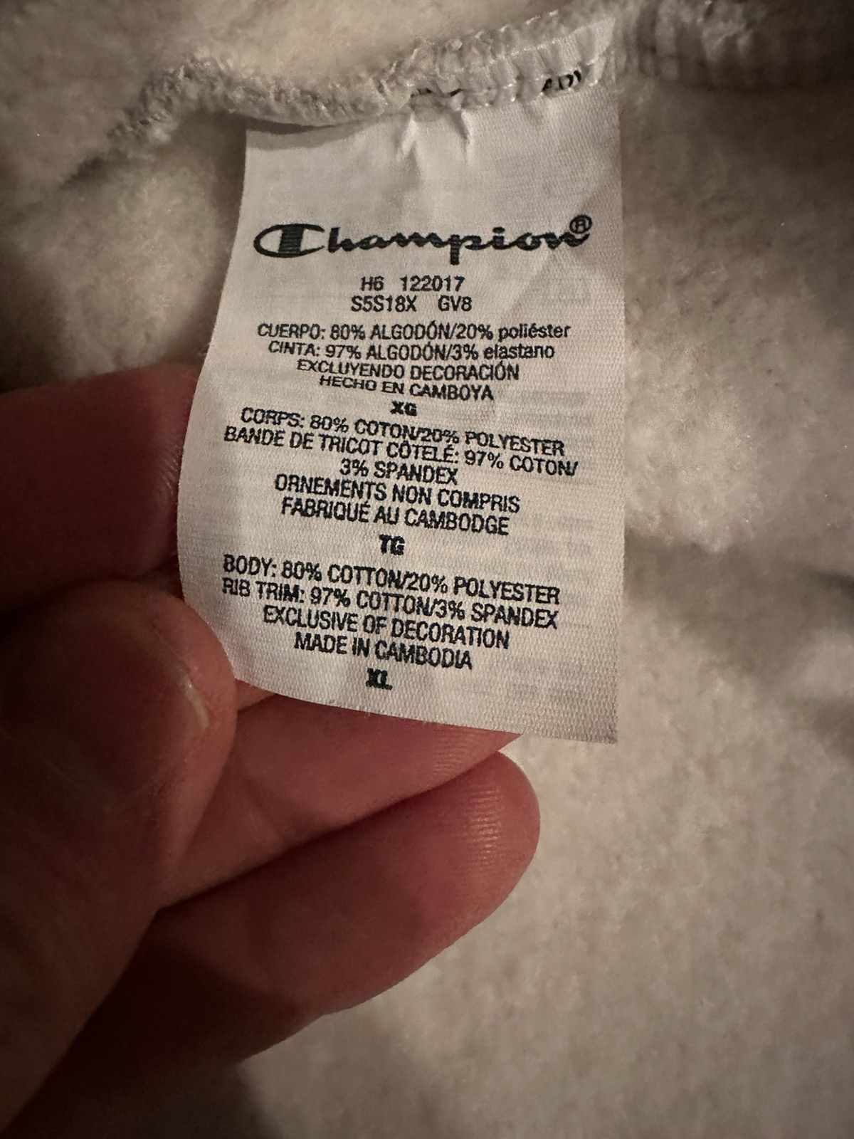 Champion × Supreme Supreme Champion Hoodie Size US XL / EU 56 / 4 - 6 Thumbnail