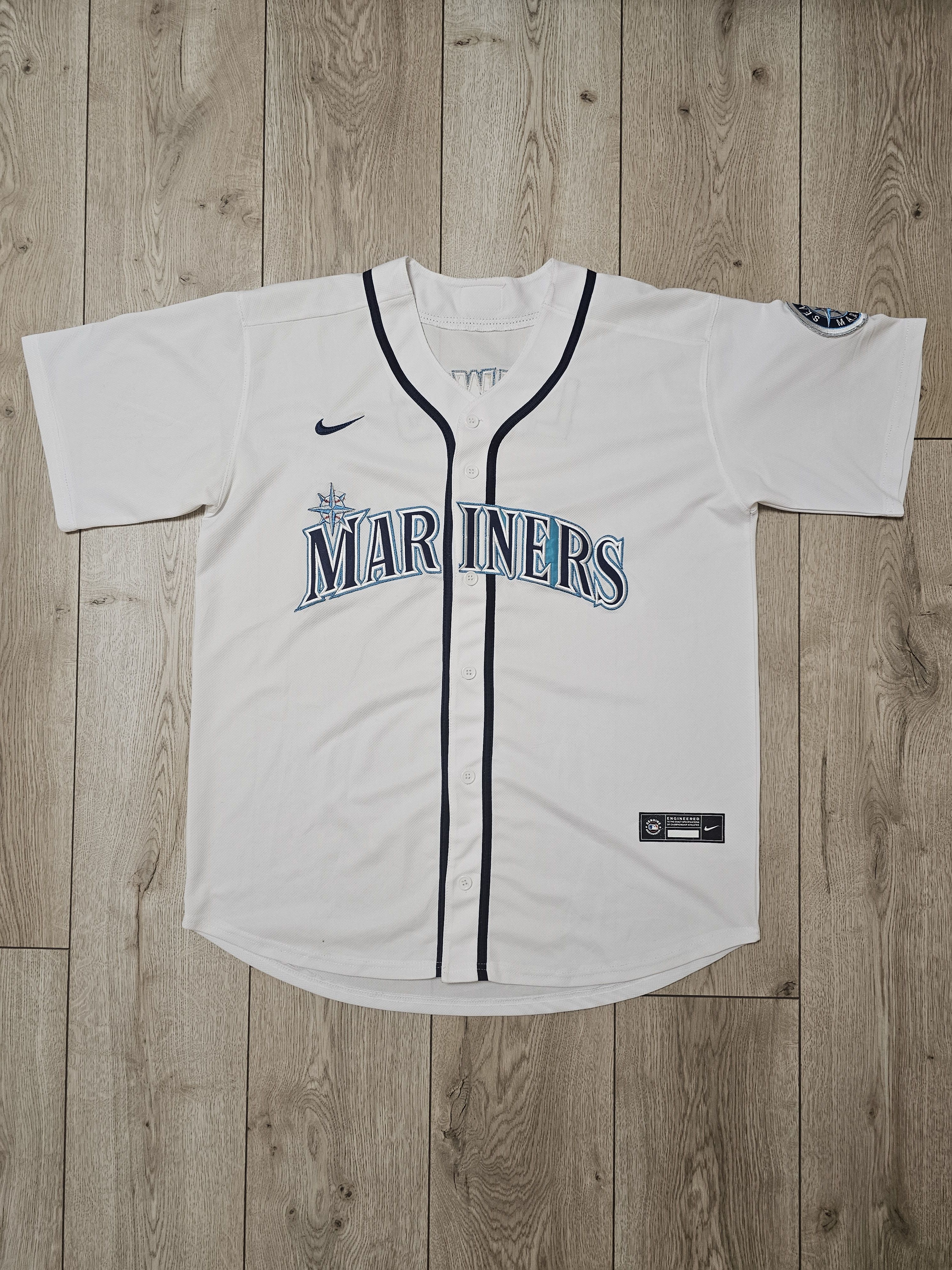 Vintage SEATTLE MARINERS JERSEY LEWIS VINTAGE 90s RARE BASEBALL Size US L / EU 52-54 / 3 - 1 Thumbnail