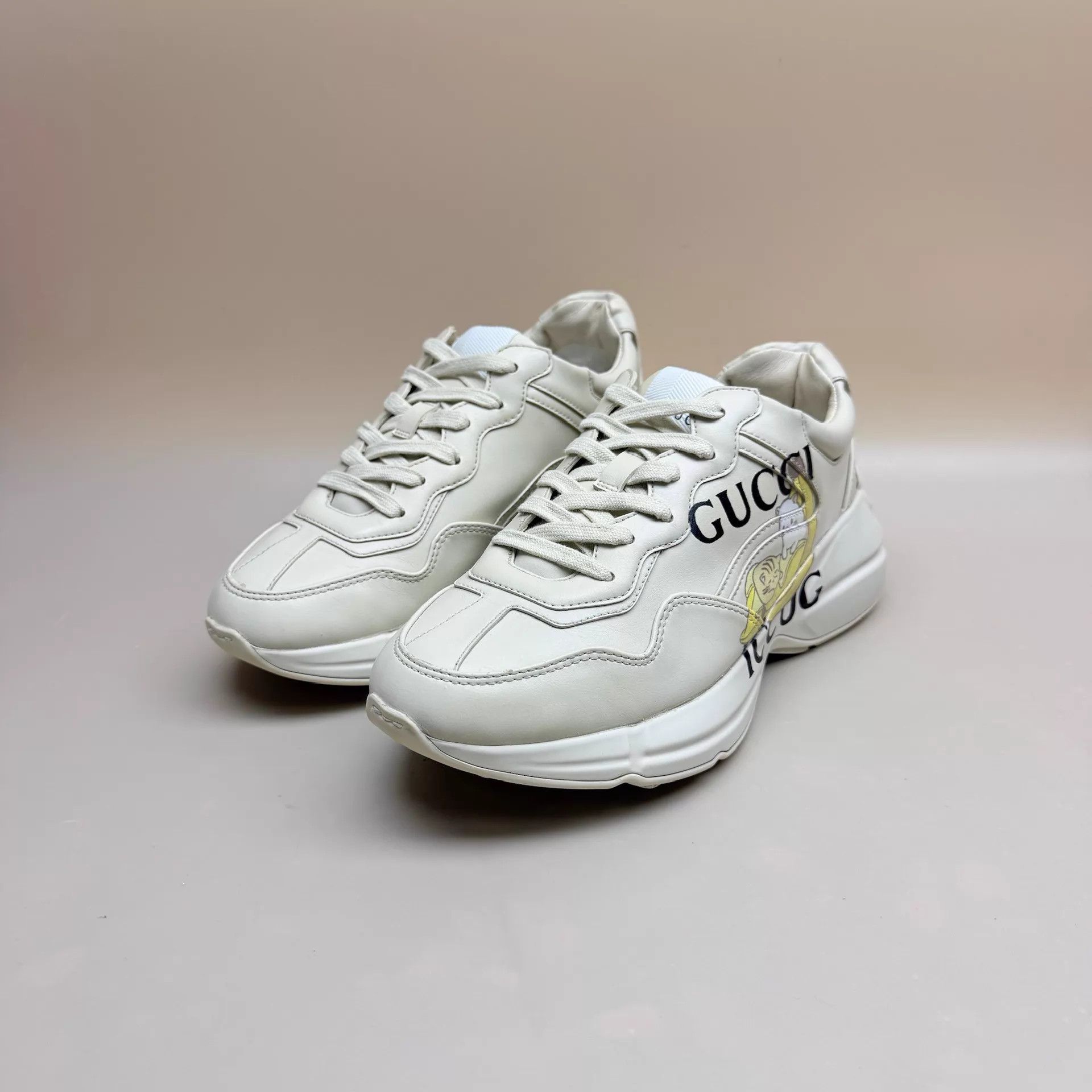 Gucci GUCCI Banana Cat Print Dad Sneaker 36.5 99 New Size US 6 / IT 36 - 1 Thumbnail