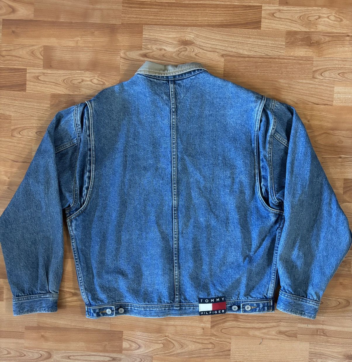 Tommy Hilfiger Tommy Hilfiger Sz L blue denim jacket Size US L / EU 52-54 / 3 - 3 Thumbnail