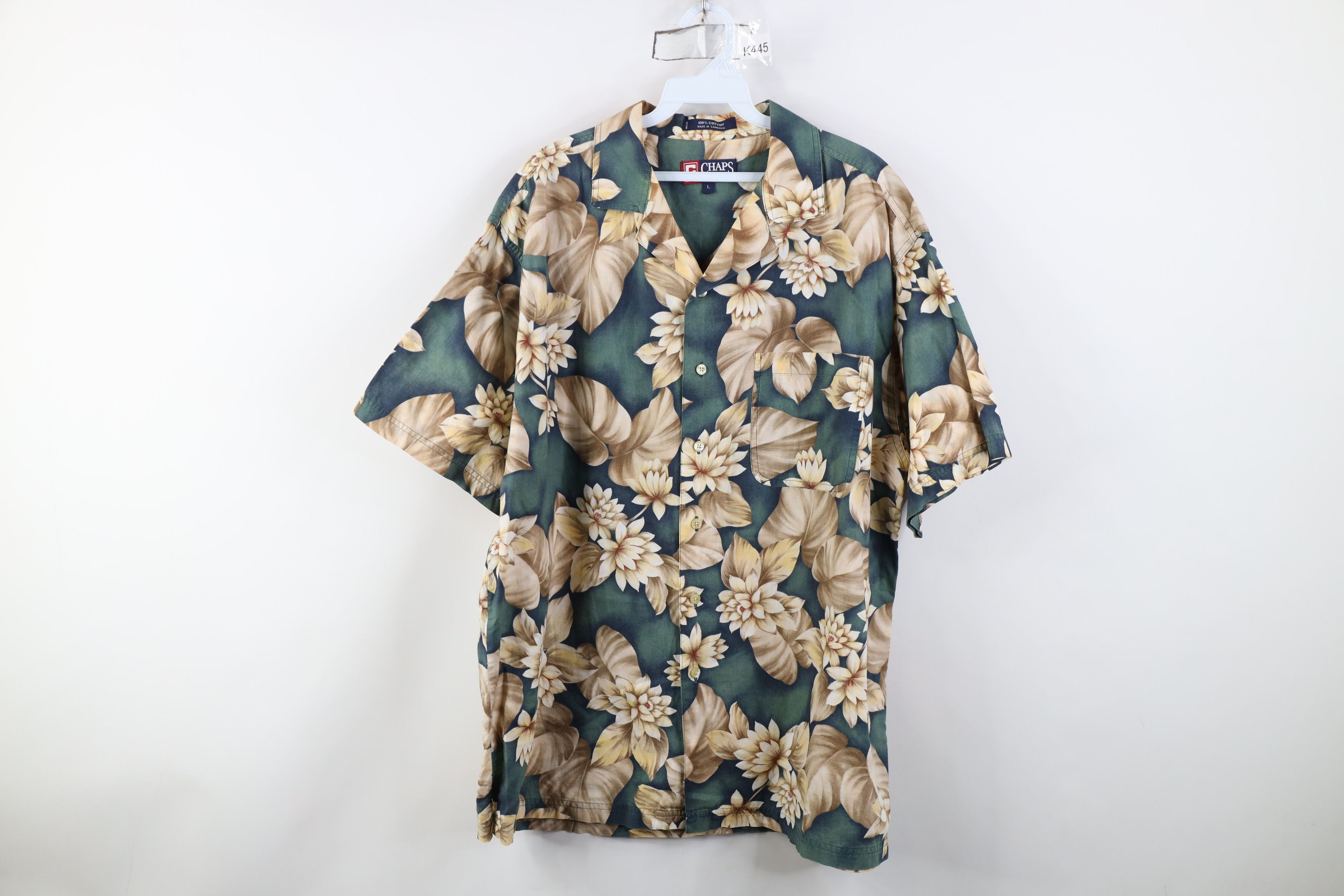 Ralph Lauren Vintage 90s Chaps Ralph Lauren Collar Hawaiian Button Shirt Size US L / EU 52-54 / 3 - 1 Thumbnail