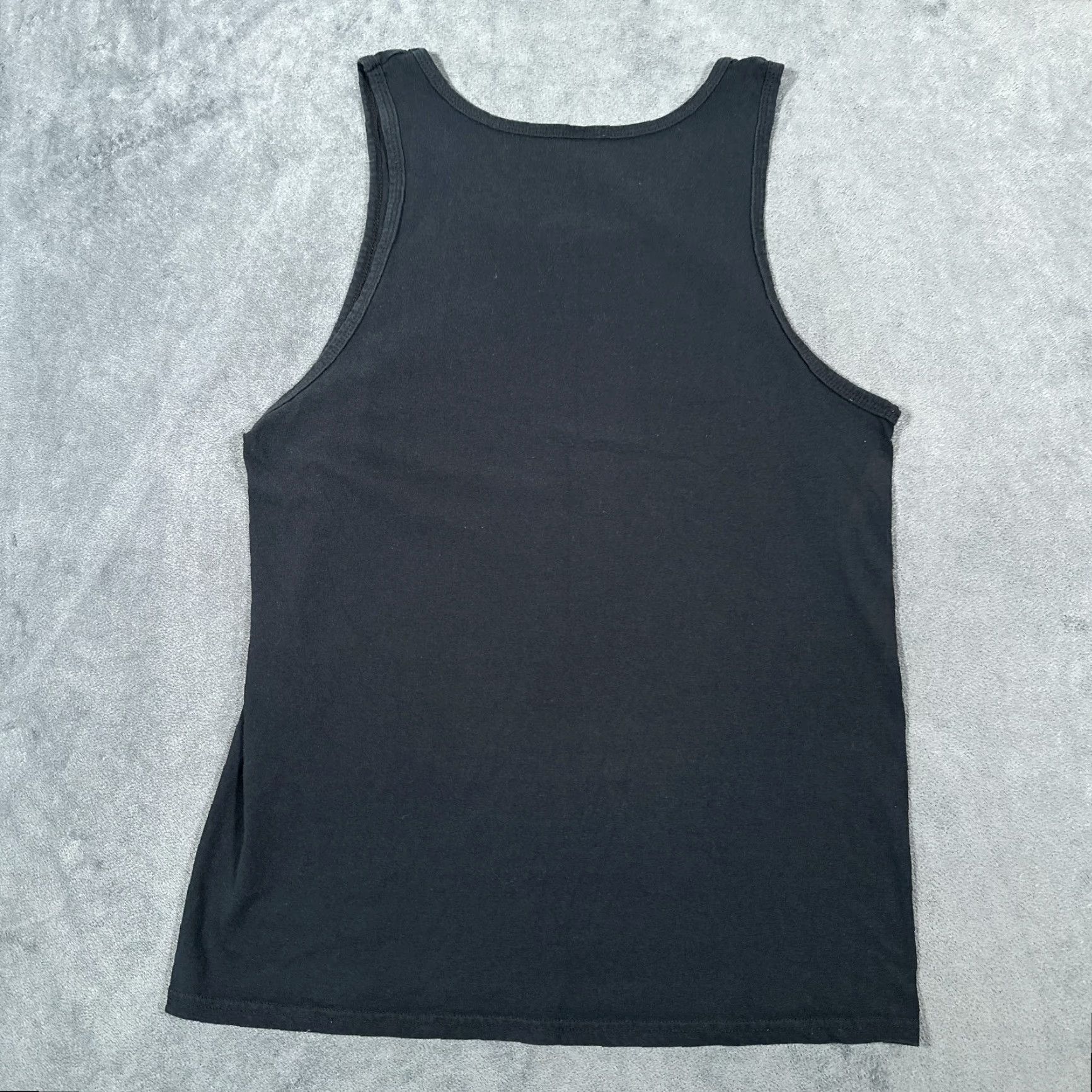 Fruit Of The Loom VINTAGE Jaws Graphic Print Tank Top Men’s Medium Black 90s Movie Retro Y2K Size US M / EU 48-50 / 2 - 7 Thumbnail