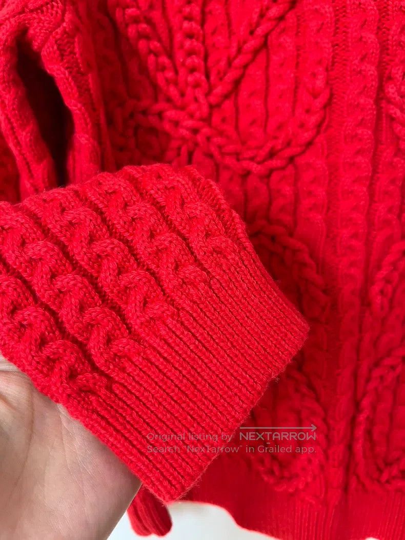 Loewe Loewe Red sweater Size L / US 10 / IT 46 - 4 Thumbnail