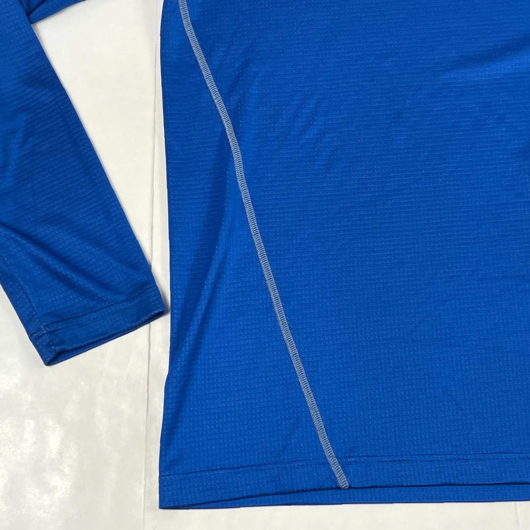Under Armour Under Armour Shirt Mens Large Blue ColdGear Compression Workout Gym Grid Fleece Size US L / EU 52-54 / 3 - 5 Thumbnail