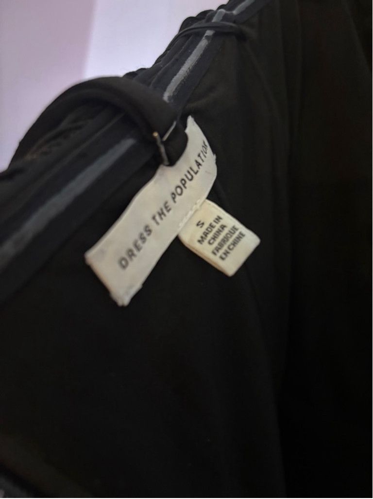 Dress the Population Women Dress the Population Dress Black Silver S Size S / US 4 / IT 40 - 6 Thumbnail