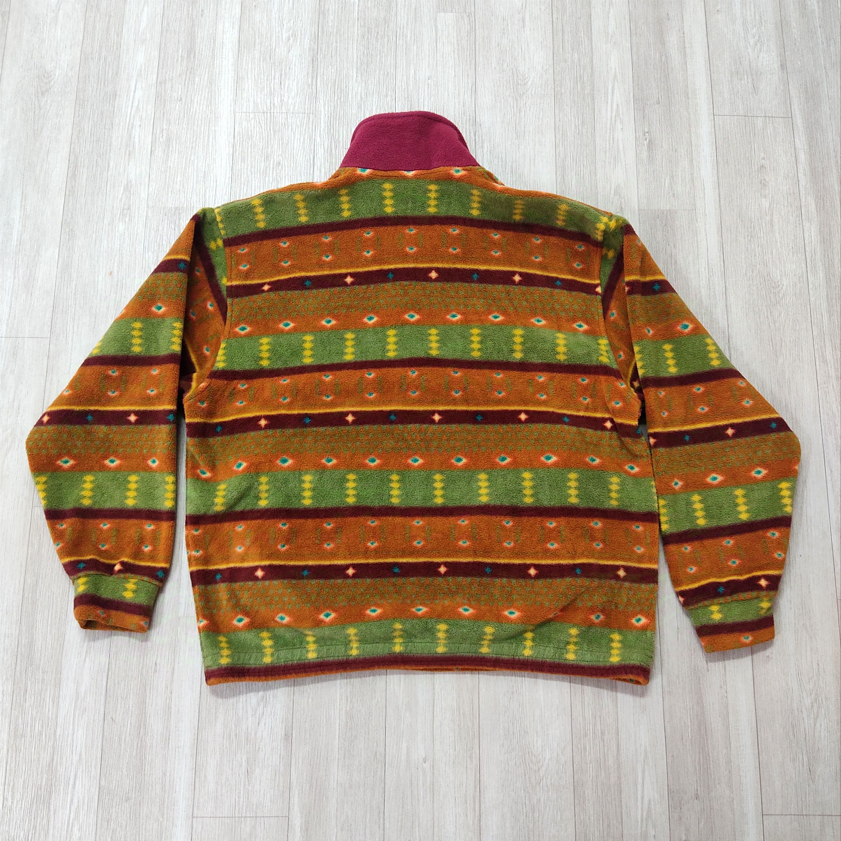 Camper CAMP Aztec Navajo Tribal Half Zipped Winter Flece Size US M / EU 48-50 / 2 - 12 Thumbnail