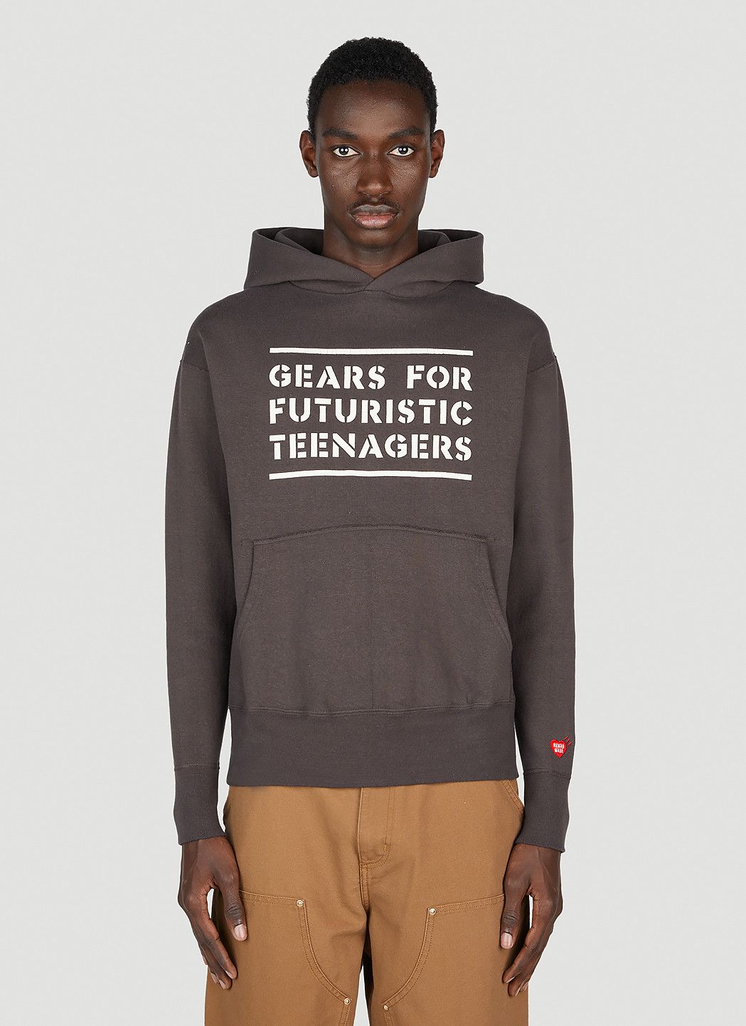 Human Made Text Print Hooded Sweatshirt Size US M / EU 48-50 / 2 - 1 Thumbnail