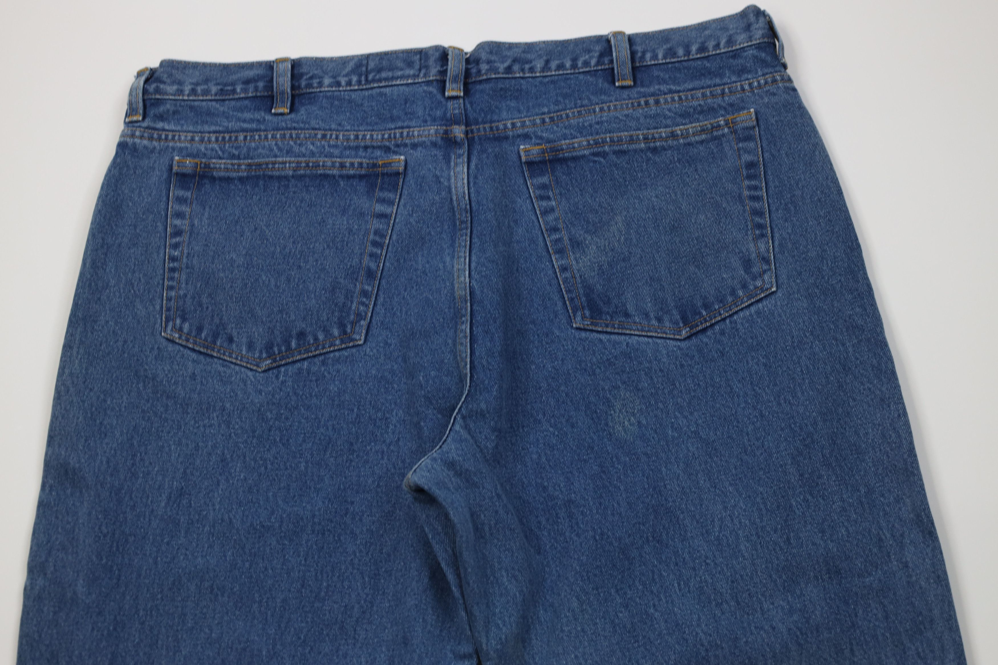 Cabelas Vintage 90s Cabelas Field Brush Denim Jeans Blue Cotton Size US 42 / EU 58 - 10 Thumbnail