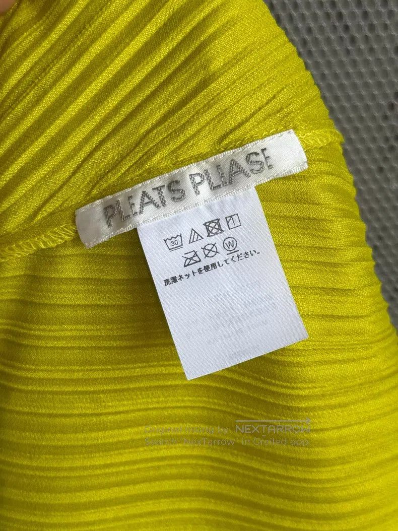 Issey Miyake Issey Miyake Soft Mustard Yellow Vest Size L / US 10 / IT 46 - 3 Thumbnail