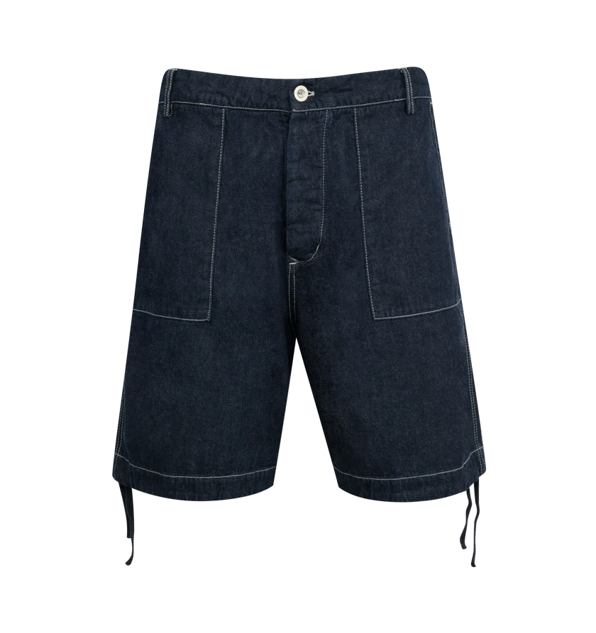 C.P. Company o1h1sh10525 Denim 3-1 Shorts in Navy Blue Size US 32 / EU 48 - 1 Thumbnail