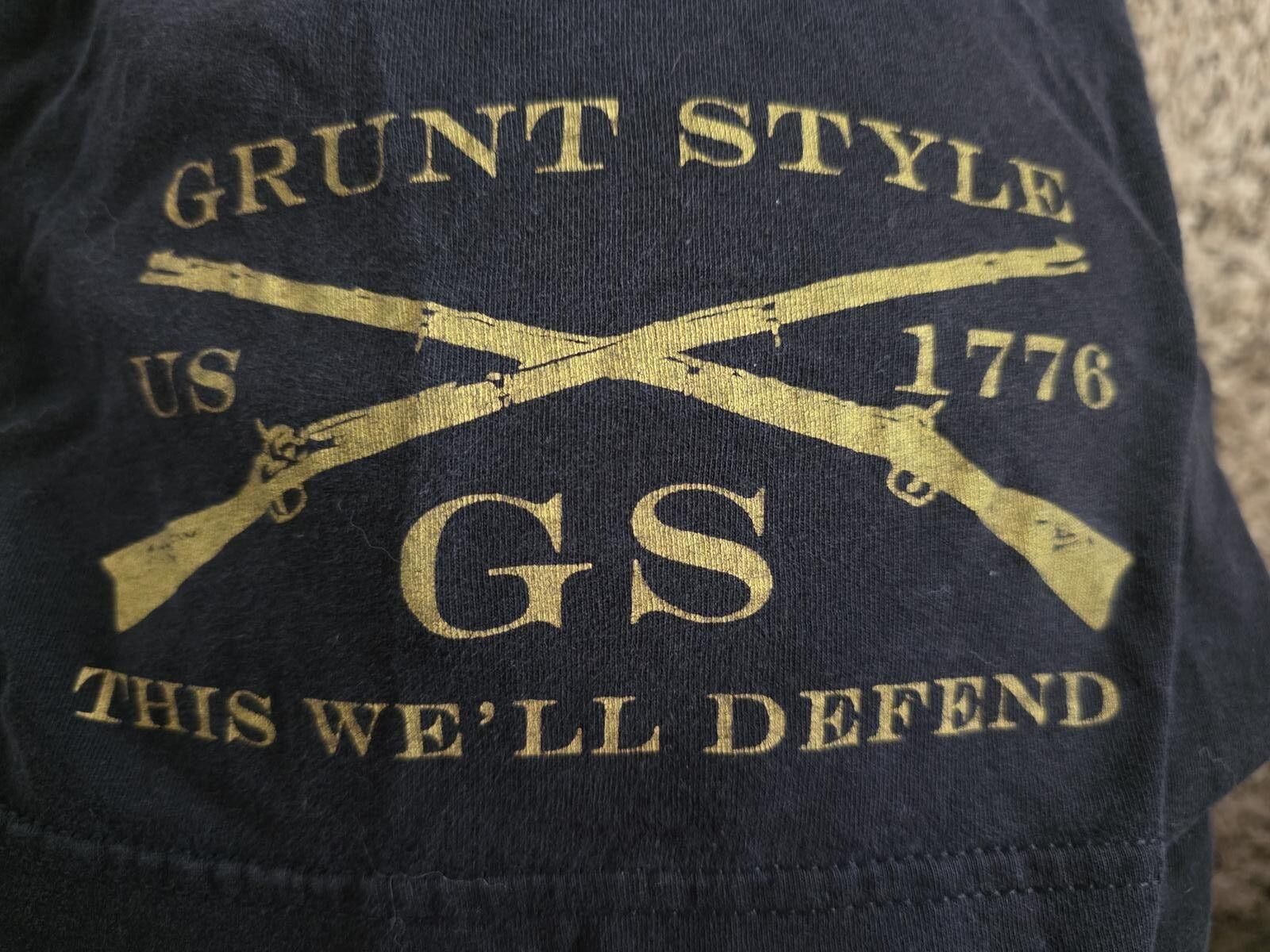 Grunt Style Grunt Style US 1776 GS This We'll Defend Black T-Shirt XL Size US XL / EU 56 / 4 - 4 Thumbnail
