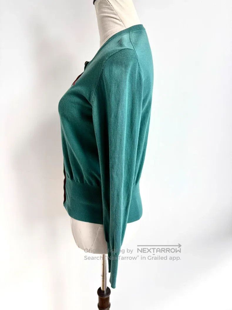 Vivienne Westwood Vivienne Westwood Blue Green Saturn Knitted Sweater Size M / US 6-8 / IT 42-44 - 4 Thumbnail