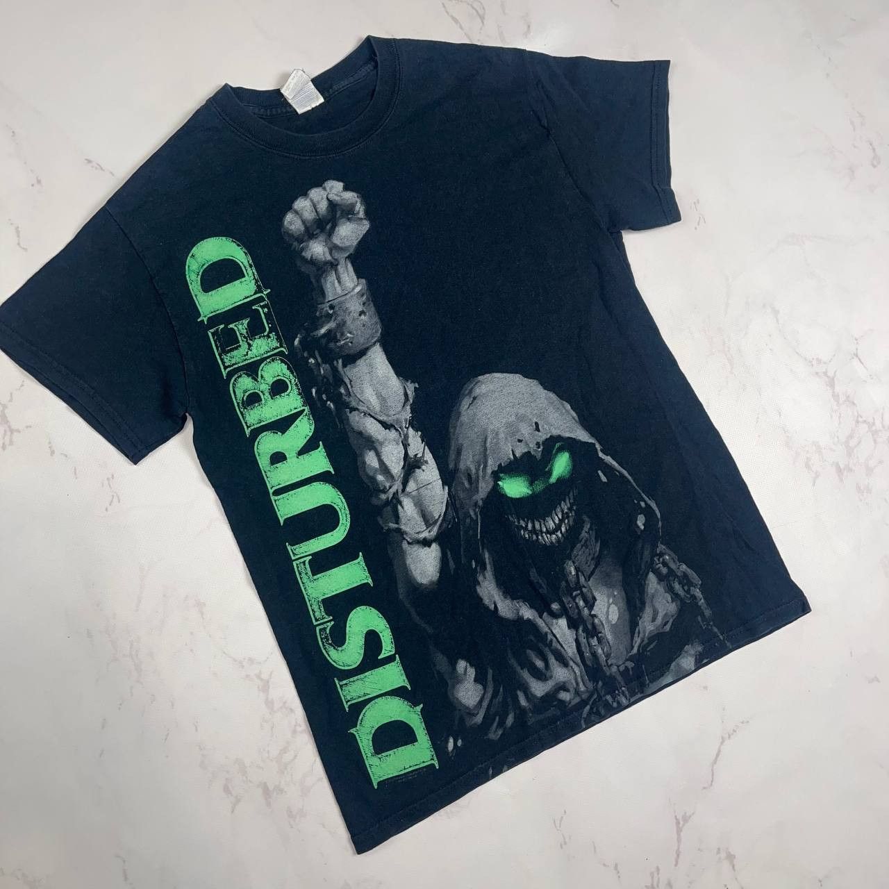 Vintage Disturbed Up Yer Fist T Shirt Mens Licensed Rock N Roll Sz S Size US S / EU 44-46 / 1 - 2 Thumbnail