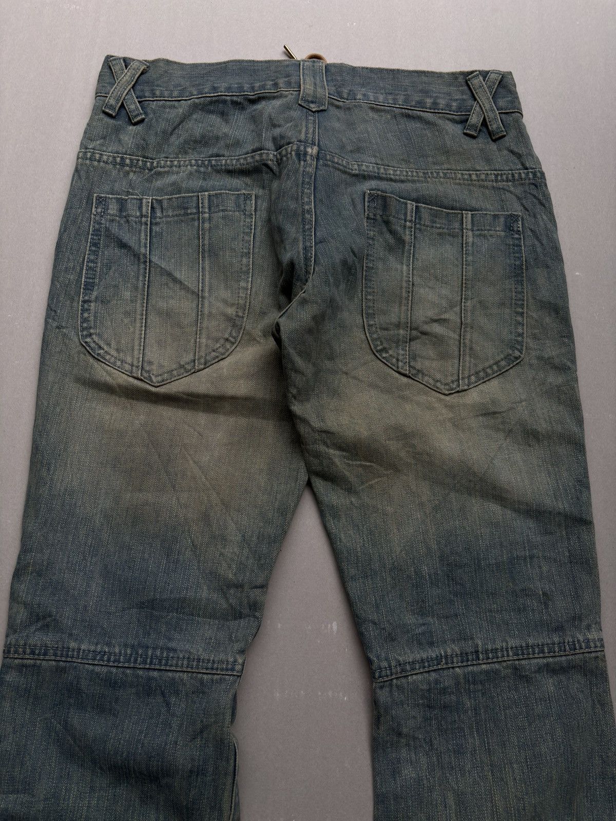 Japanese Brand ACOUSTIC lace-up flare jeans Size US 29 - 7 Thumbnail