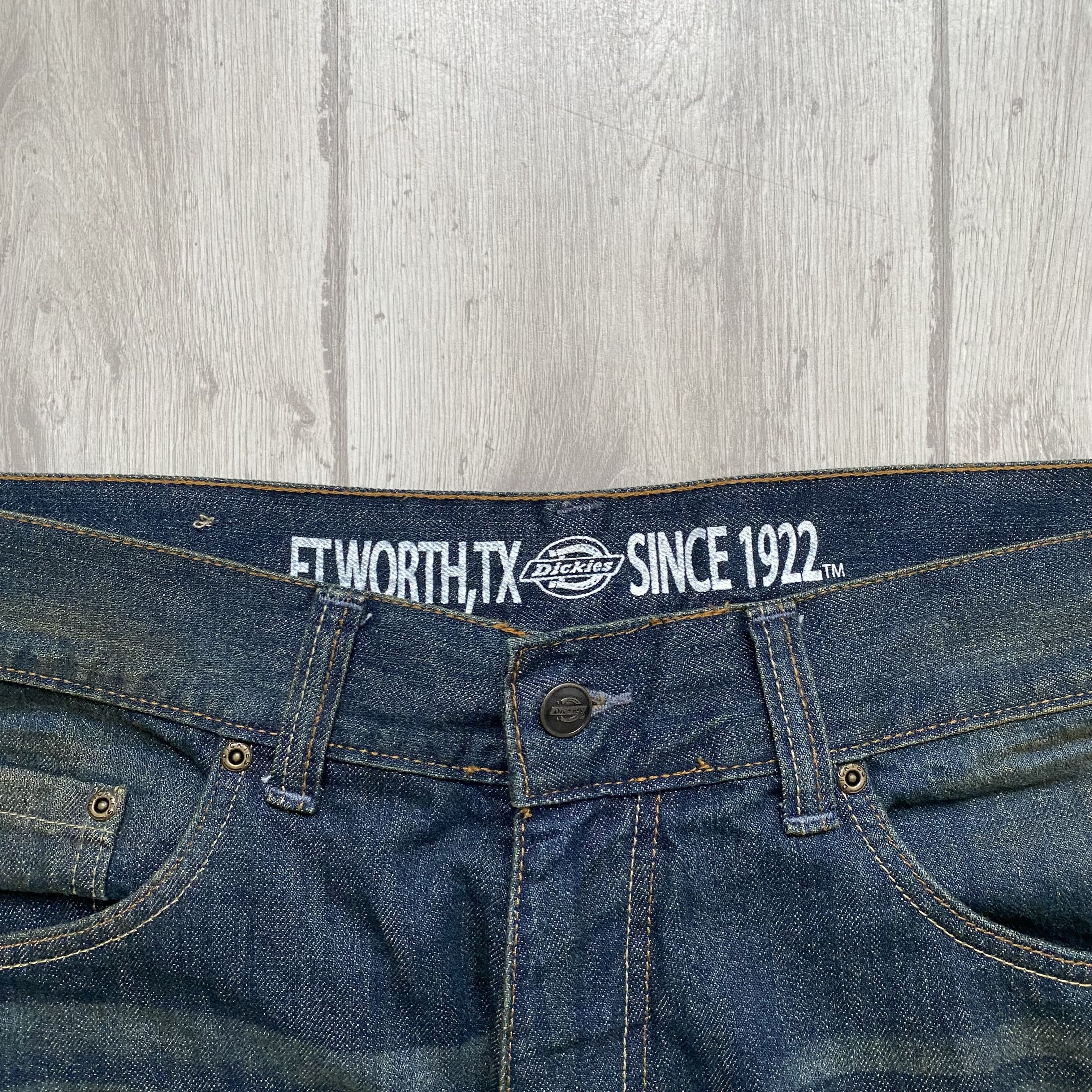 Dickies Vintage 2000s Diskies denim pants Skater baggy jeans Size US 36 / EU 52 - 6 Thumbnail