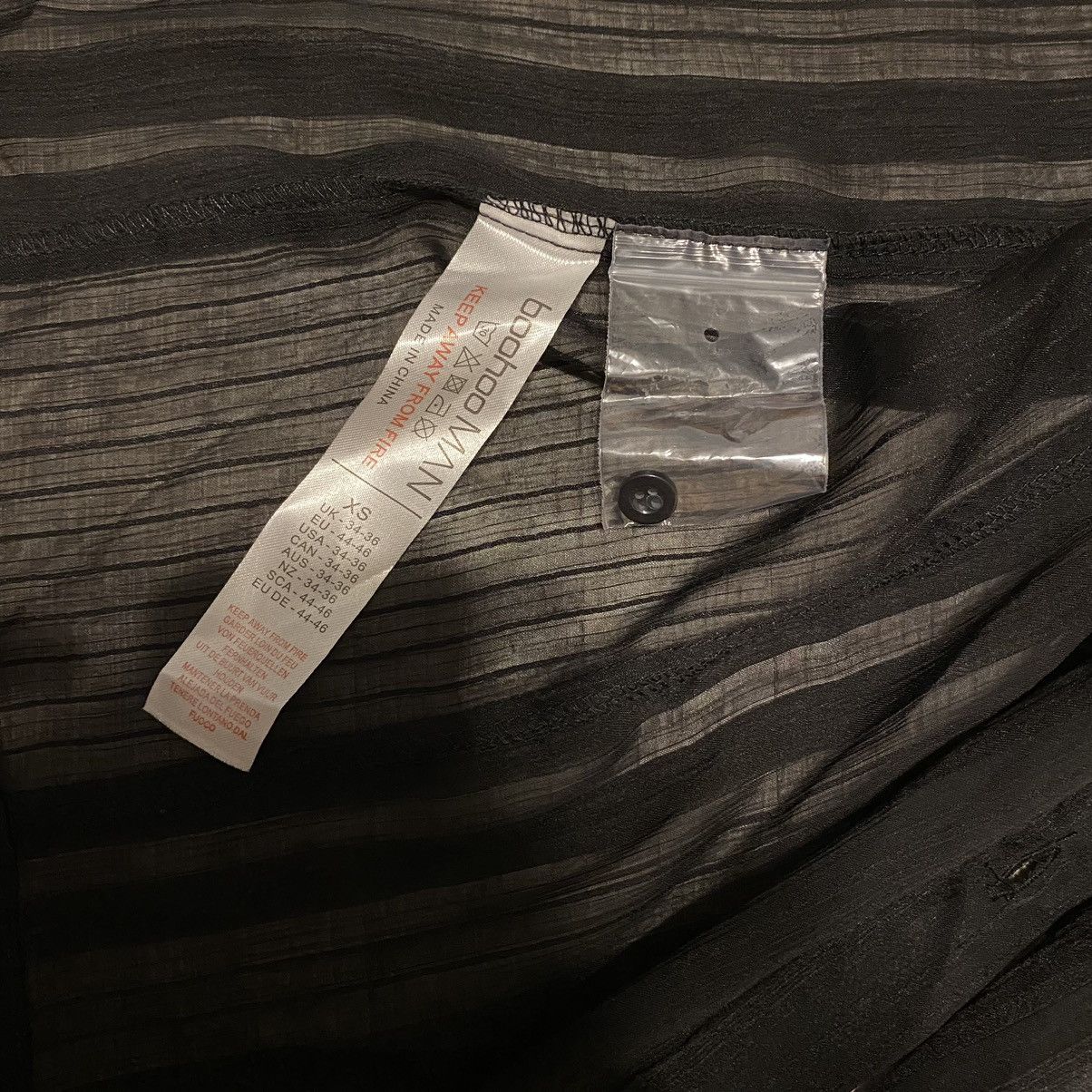 Boohoo BoohooMan Semi Sheer Stripe Shirt Size US XS / EU 42 / 0 - 4 Thumbnail