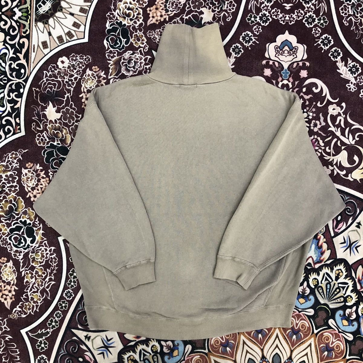 Japanese Brand Freak Store Turtle Neck Cropped Baggy Sweatshirt Size US M / EU 48-50 / 2 - 8 Thumbnail